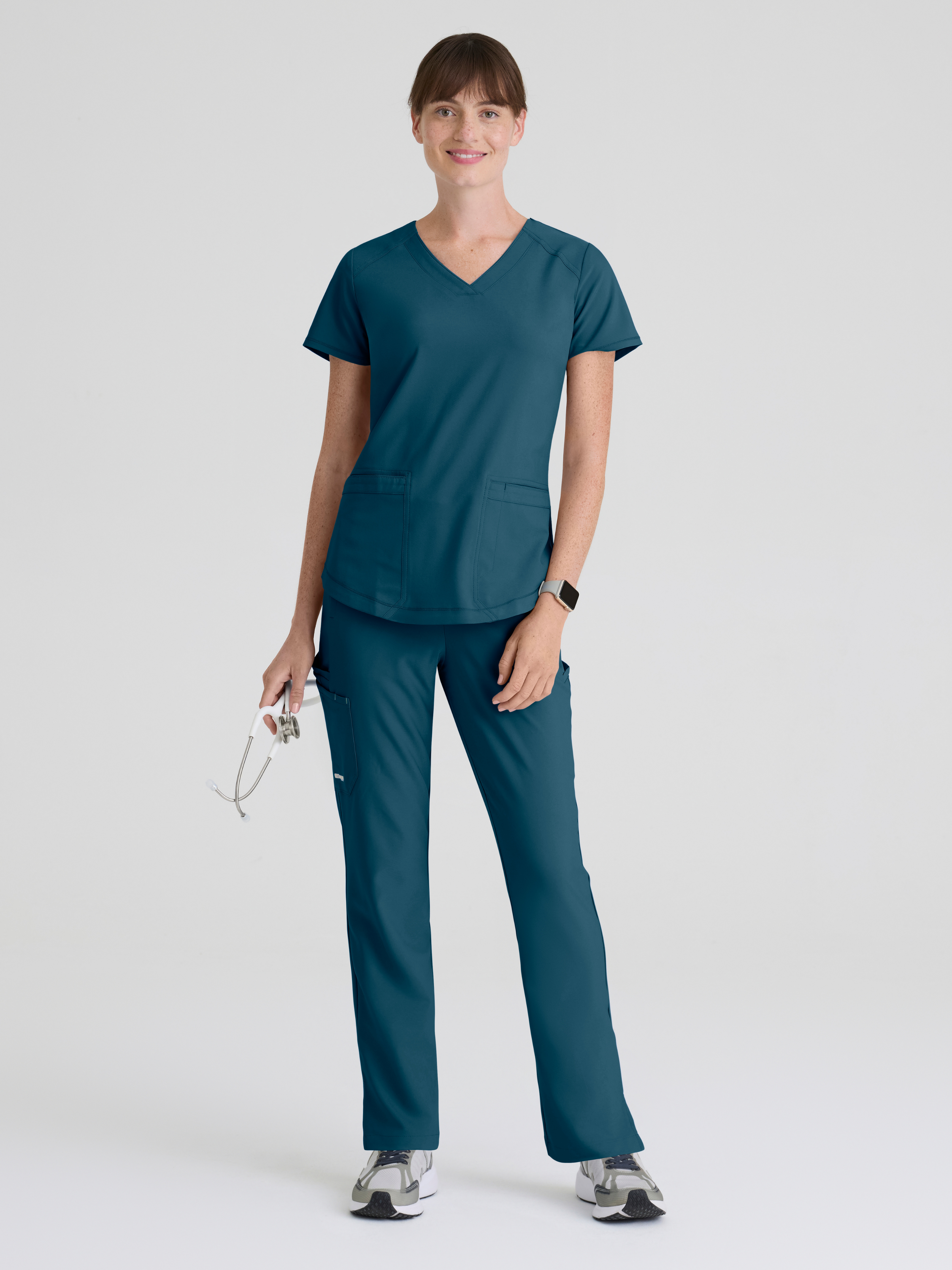 Rhythm 2-Pocket Ciclo® Scrub Top Grey's Anatomy™ by BARCO®  Evolve