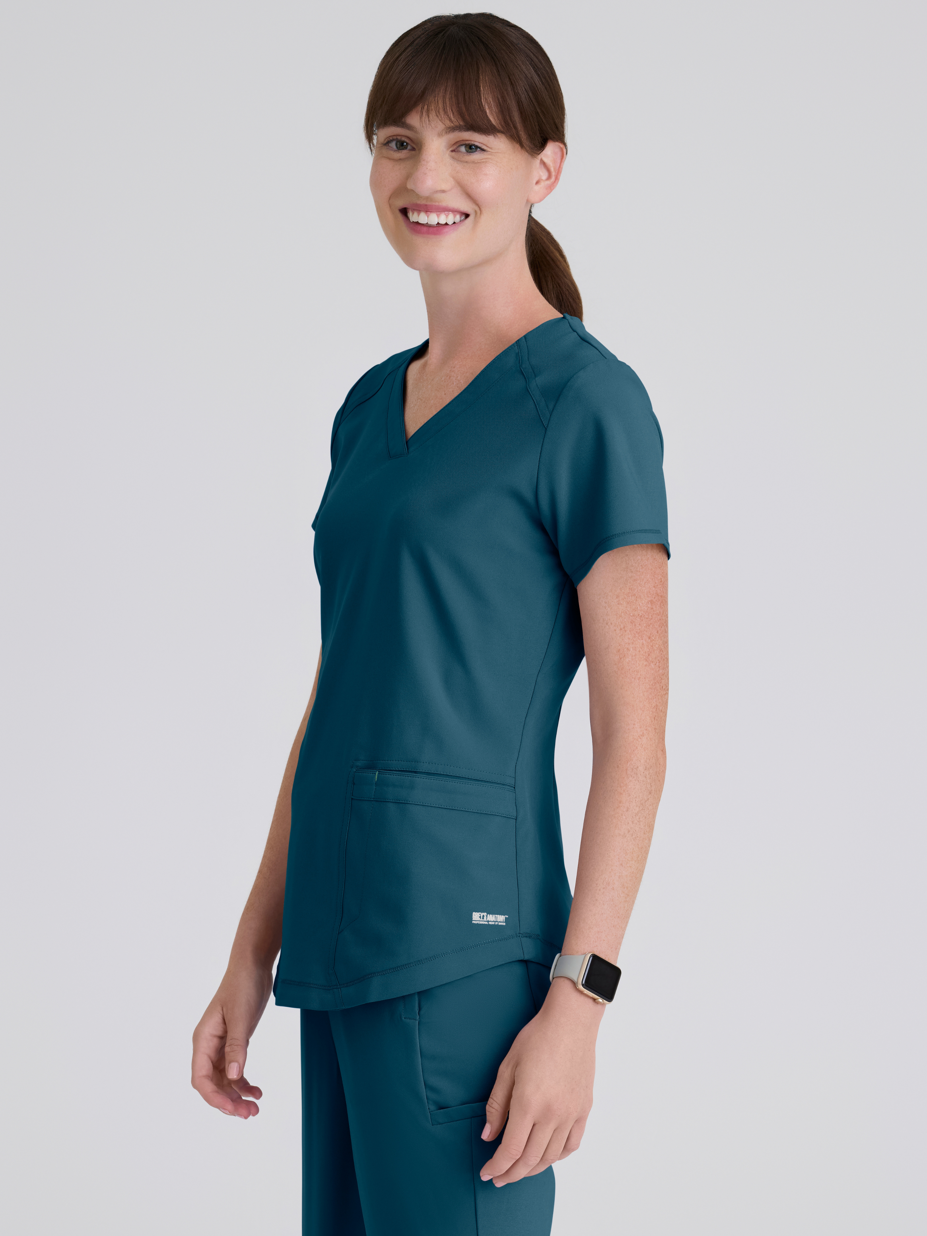 Rhythm 2-Pocket Ciclo® Scrub Top Grey's Anatomy™ by BARCO®  Evolve