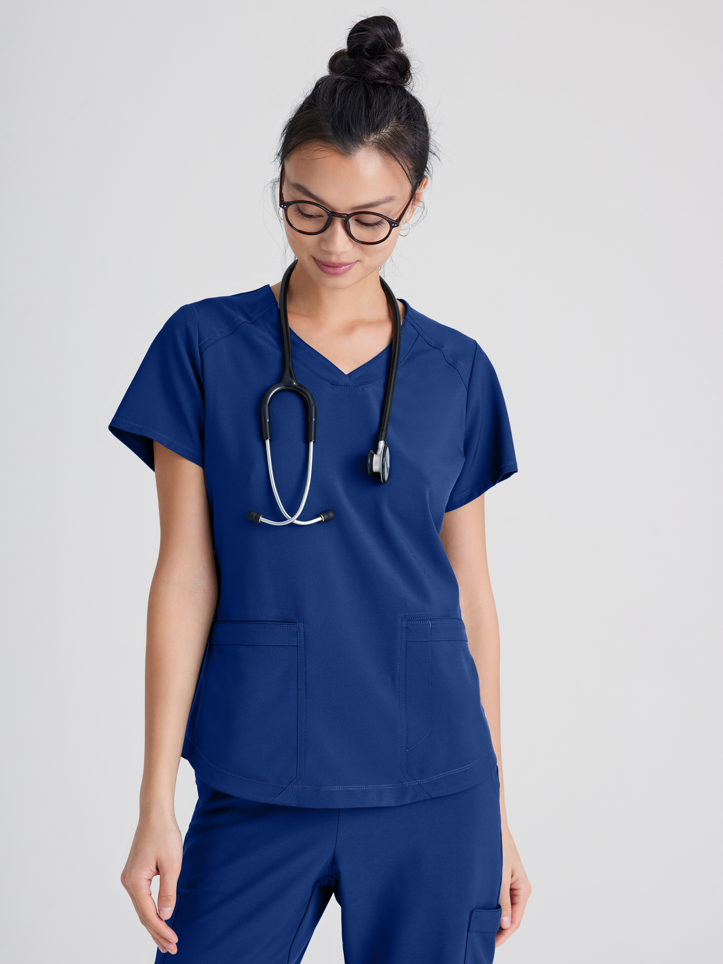 Rhythm 2-Pocket Ciclo® Scrub Top Grey's Anatomy™ by BARCO®  Evolve