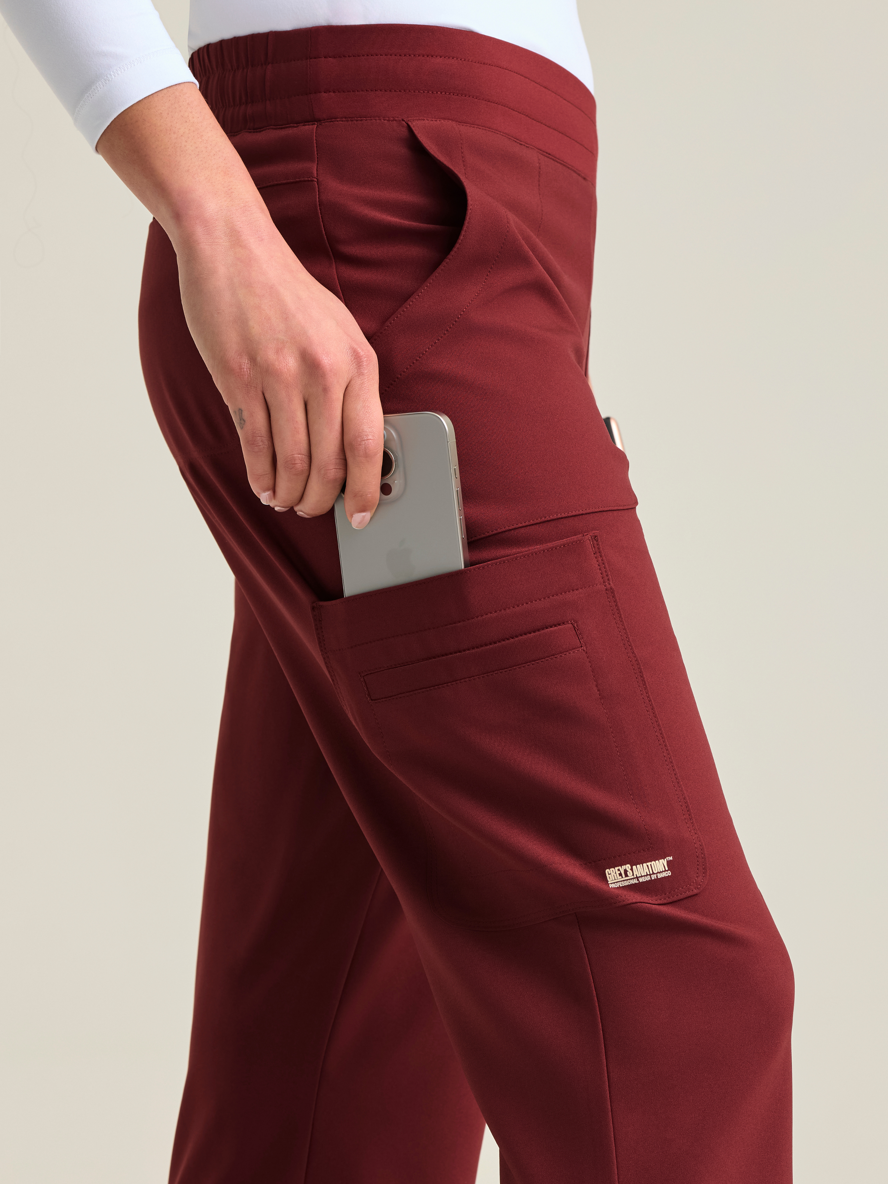 Sky 6-Pocket Jersey Waistband Fit & Flare Pant Grey's Anatomy™ by BARCO® Evolve