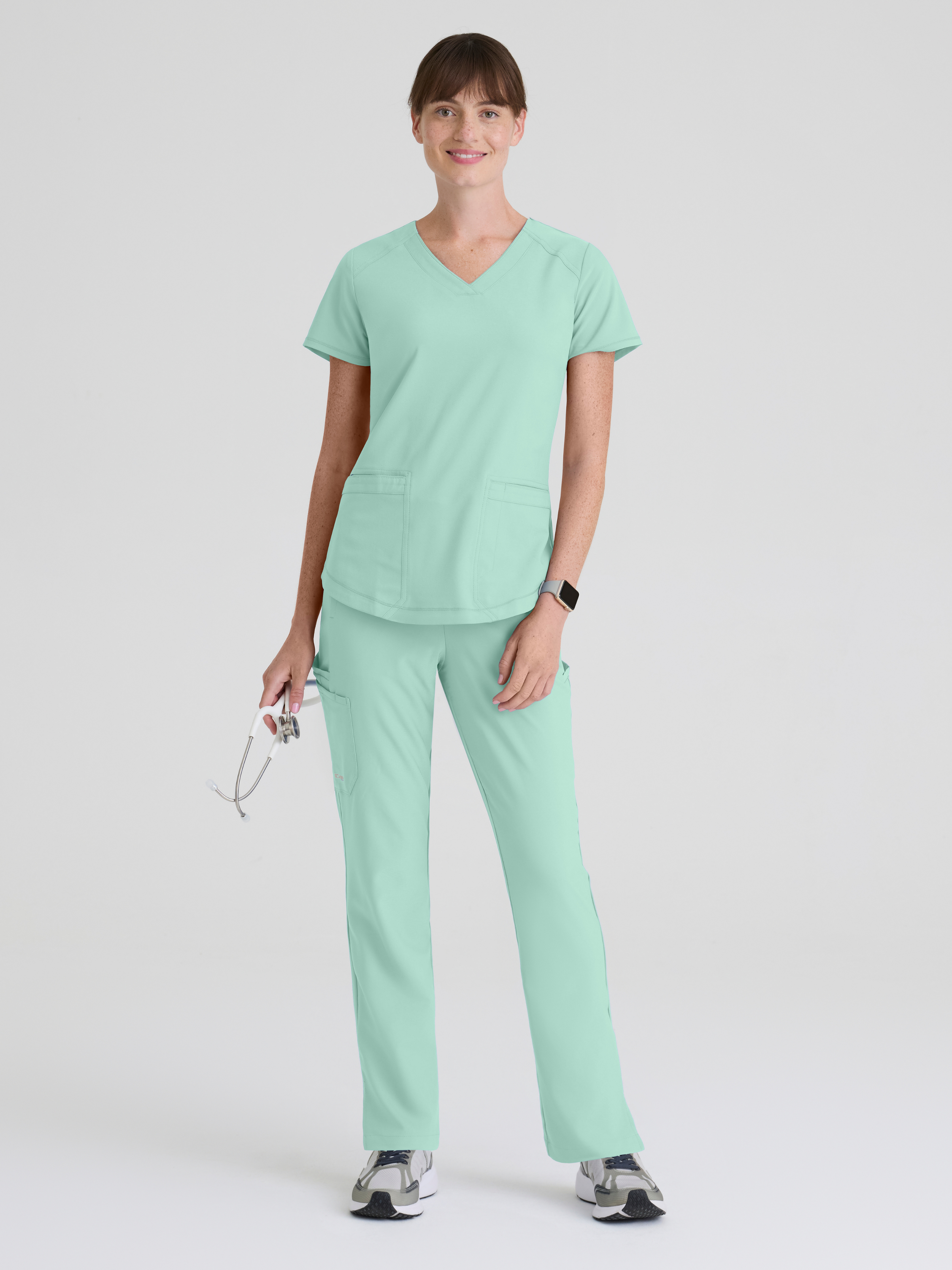 Rhythm 2-Pocket Ciclo® Scrub Top Grey's Anatomy™ by BARCO®  Evolve