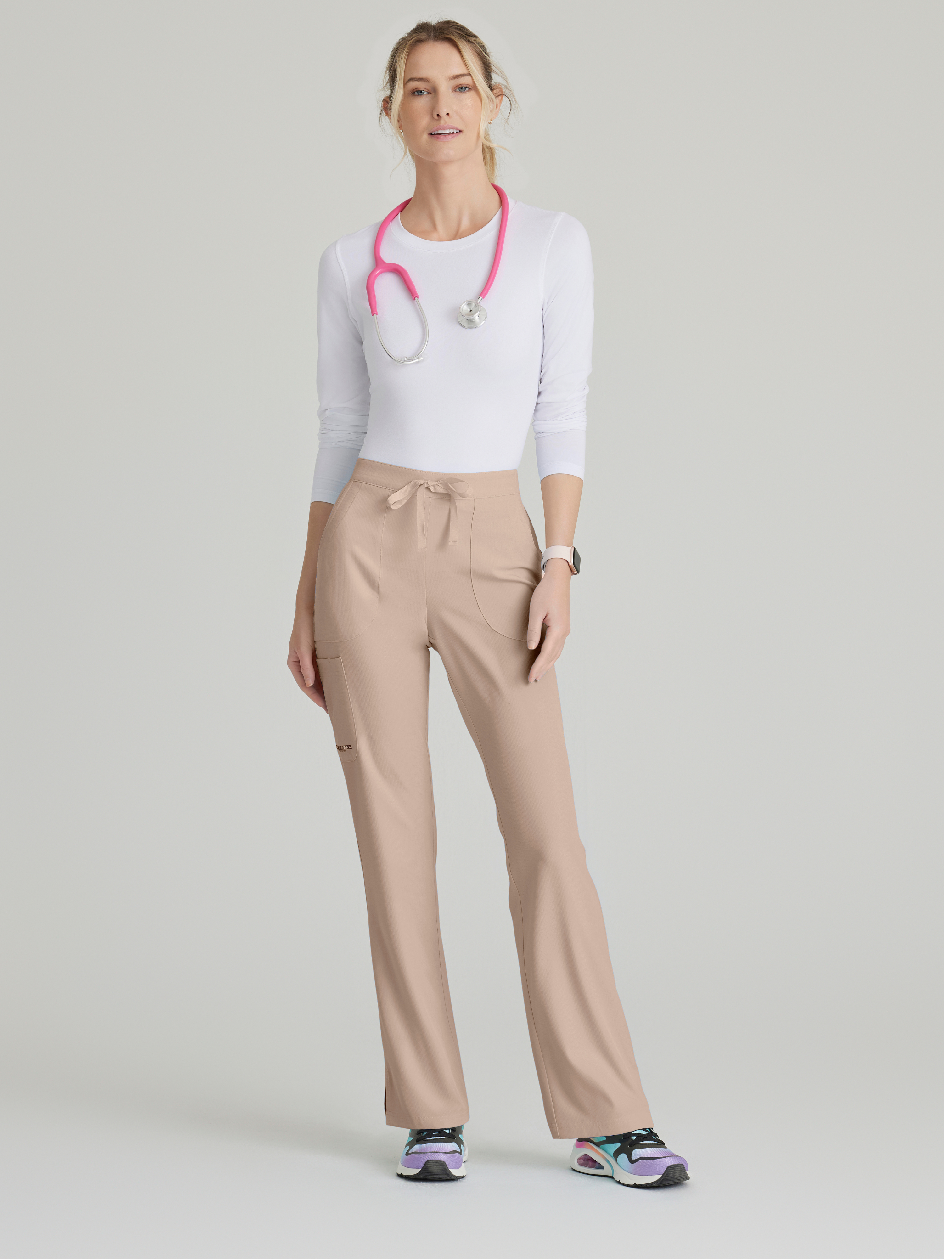Reliance 3-Pocket Mid-Rise Fit & Flare Leg Scrub Pant Skechers™ by BARCO®
