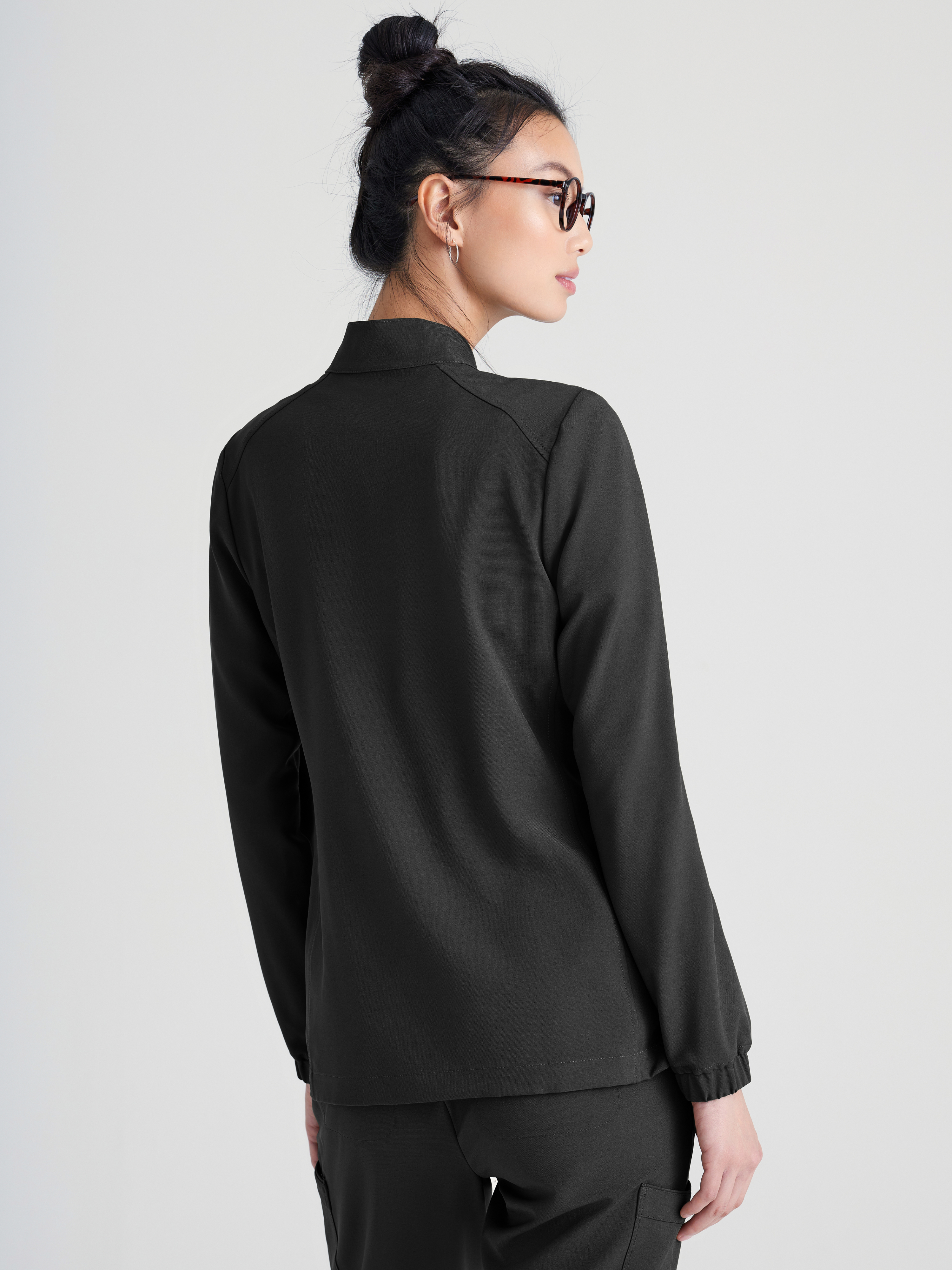 Virtue 3-Pocket Stand-Up Collar Ciclo® Scrub Jacket Grey's Anatomy™ by BARCO® Evolve