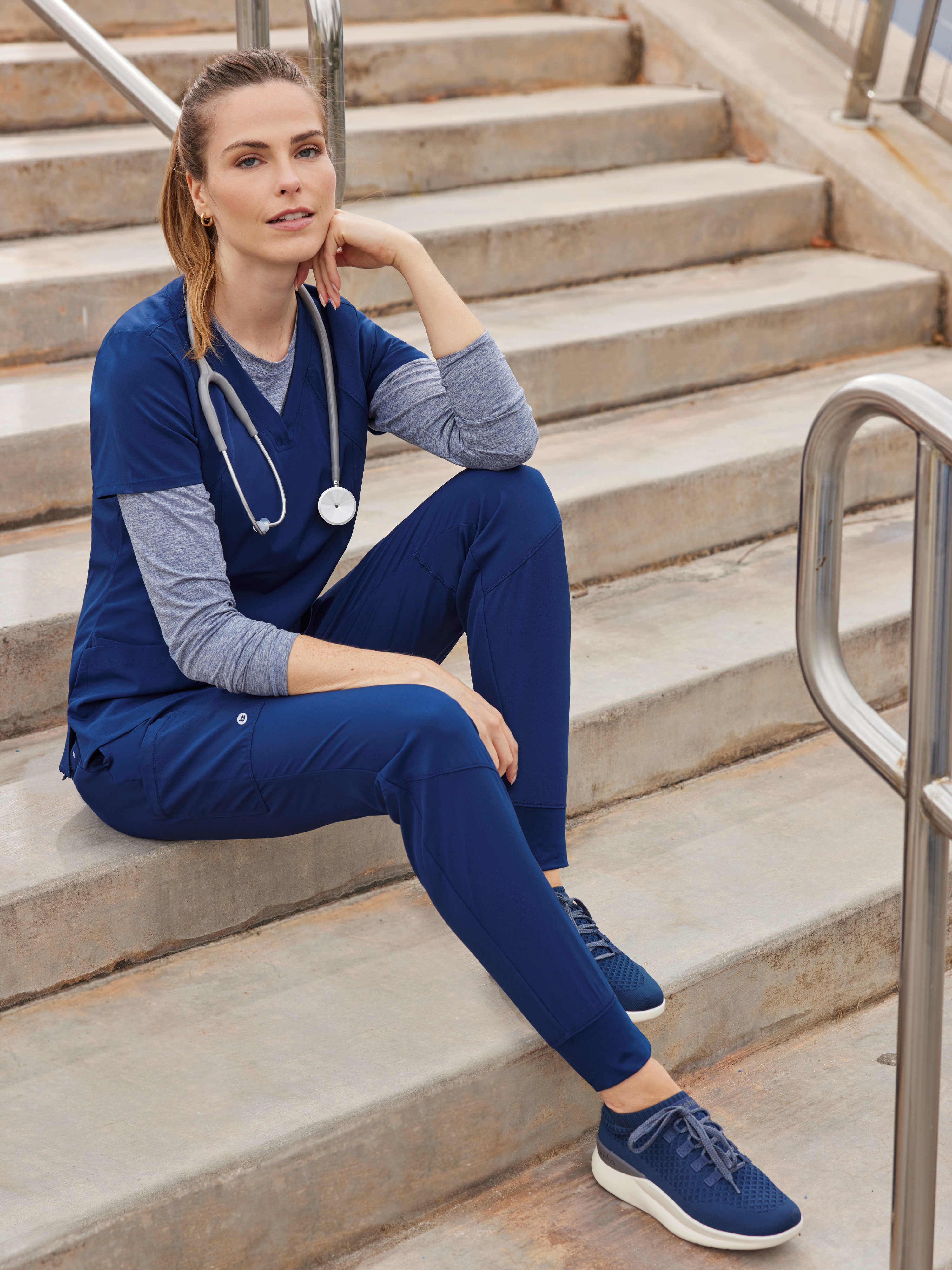 Racer 4-Pocket V-Neck Scrub Top BARCO® One