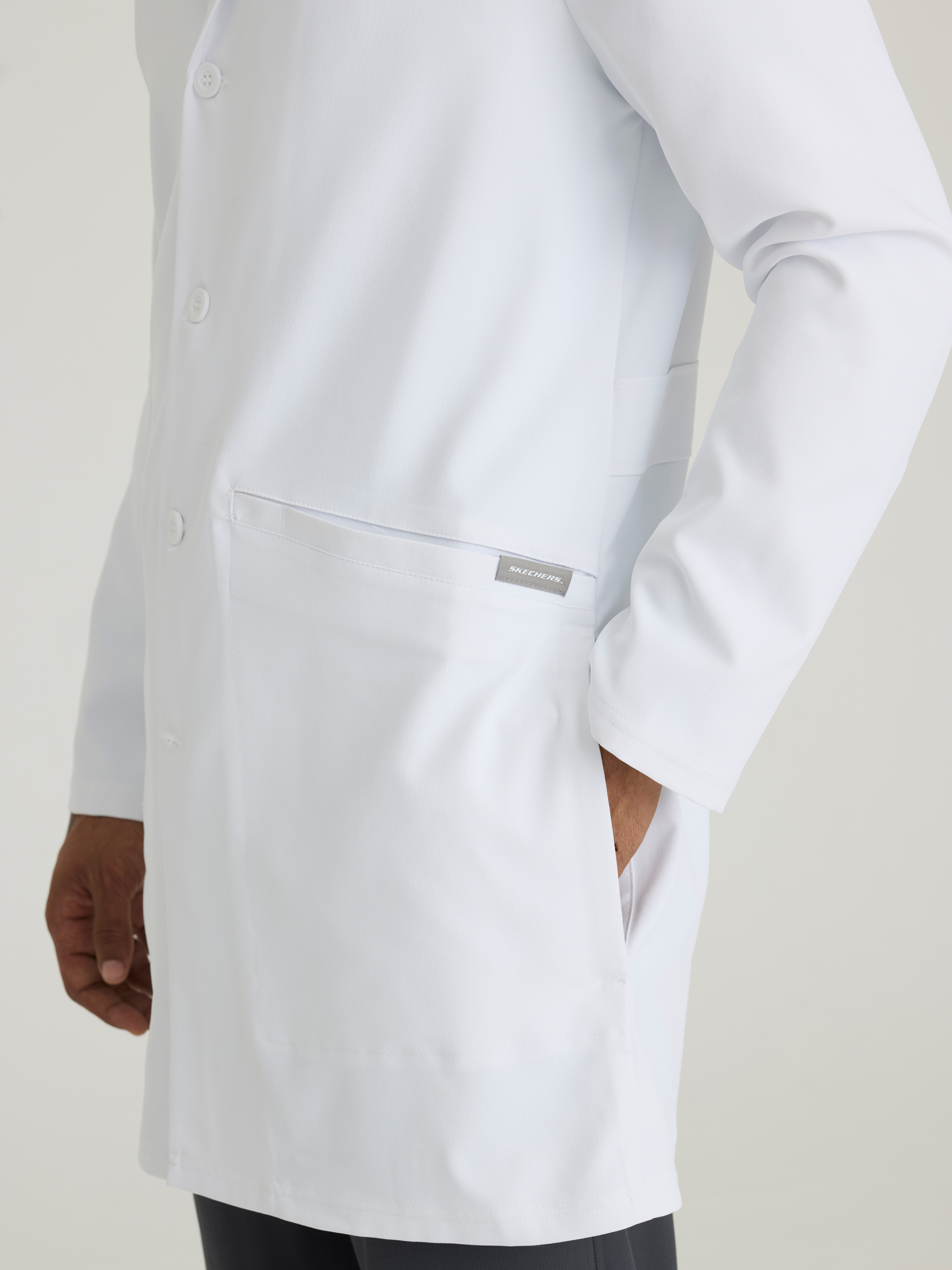 Emerge Men's 3 Pocket 36" 4-Button Lab Coat Skechers™ by BARCO®