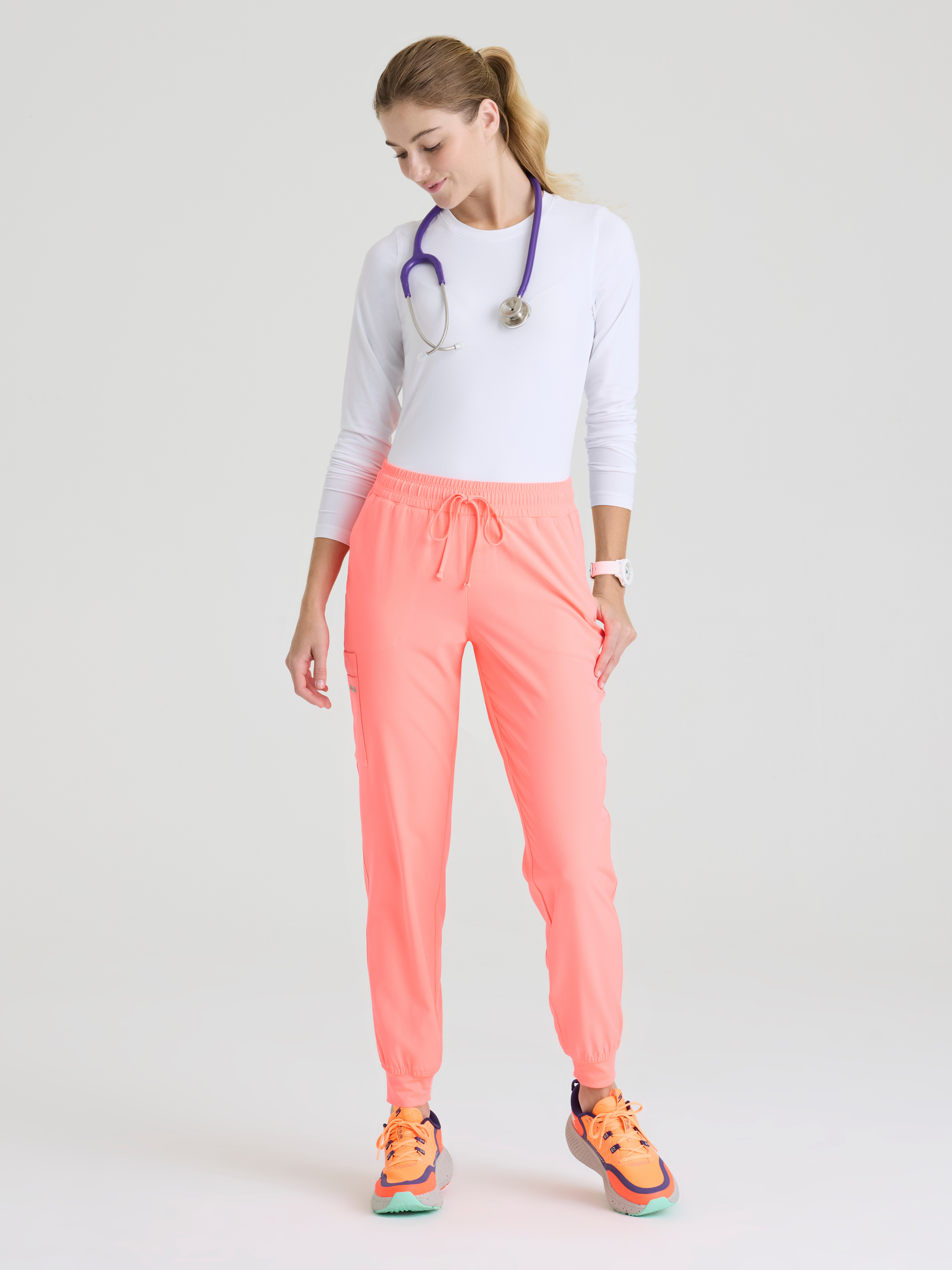 Theory 4-Pocket Low-Rise Jogger Scrub Pant Skechers™ by Barco