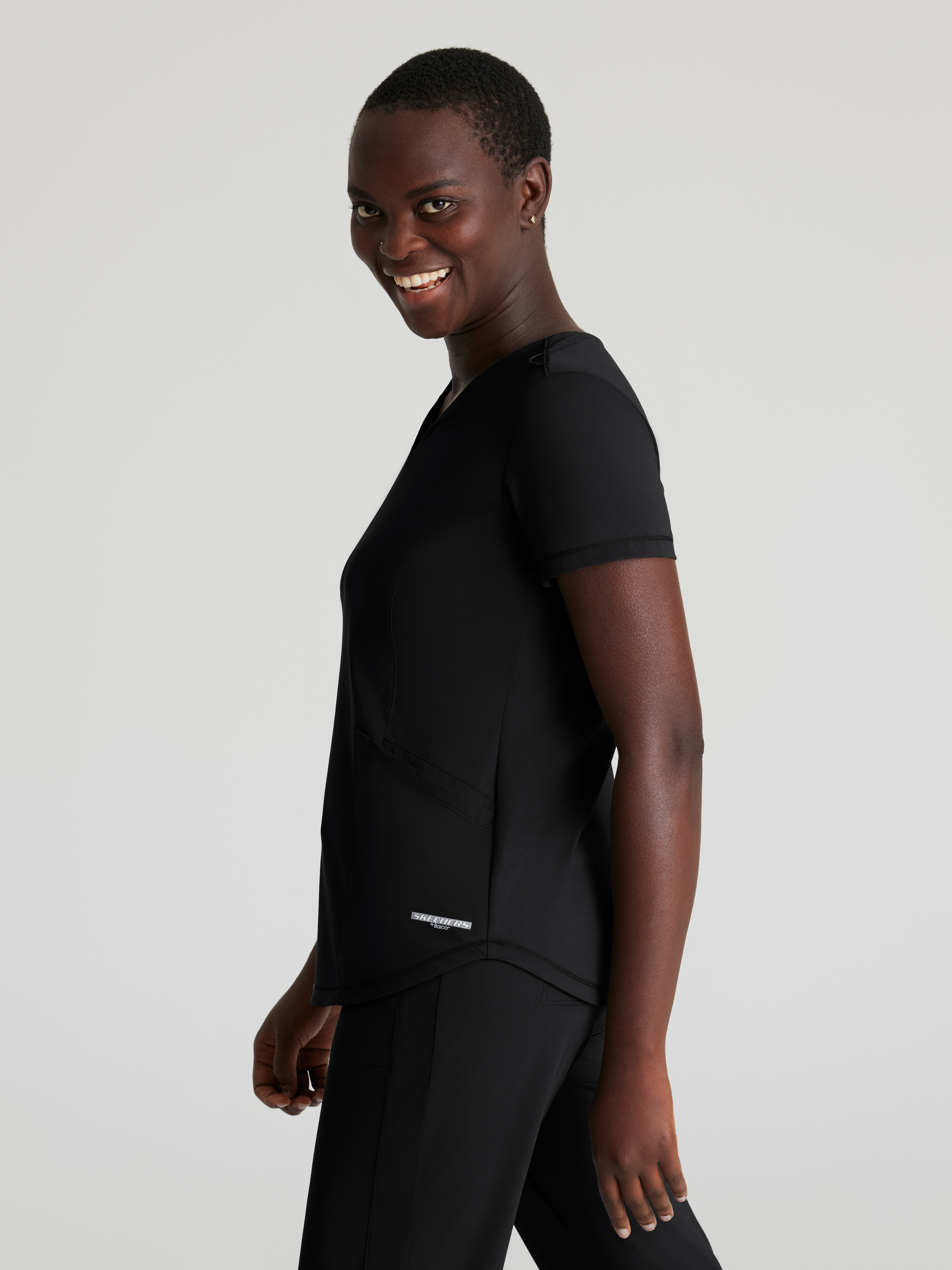 Serene 3-Pocket V-Neck Top Skechers™ by BARCO® Slip-ins
