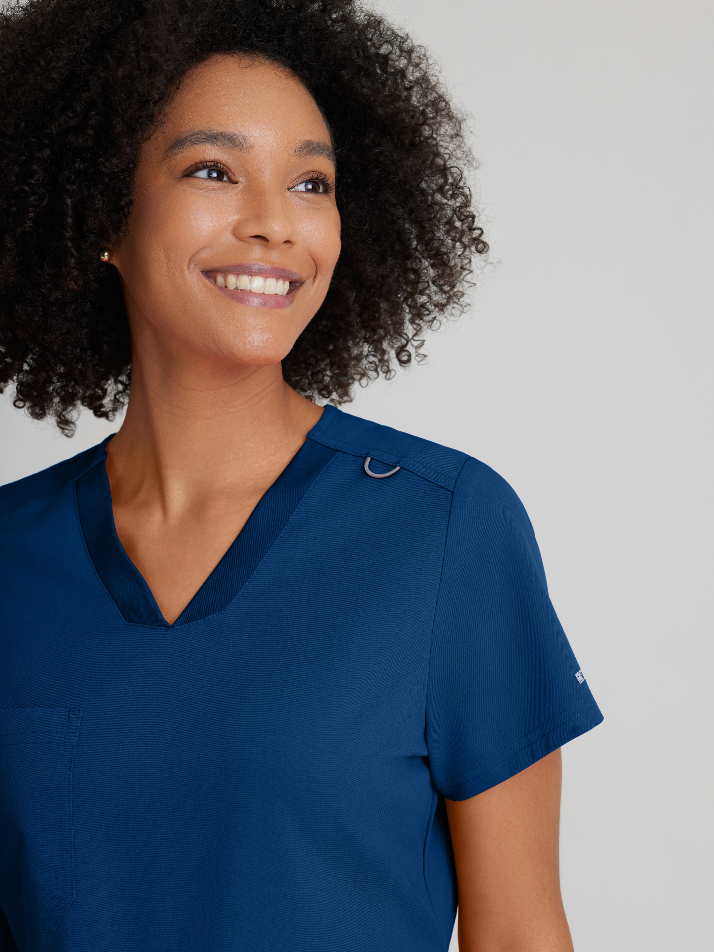 Bree 1-Pocket Tuck-In Scrub Top Grey's Anatomy™ by BARCO® Spandex Stretch