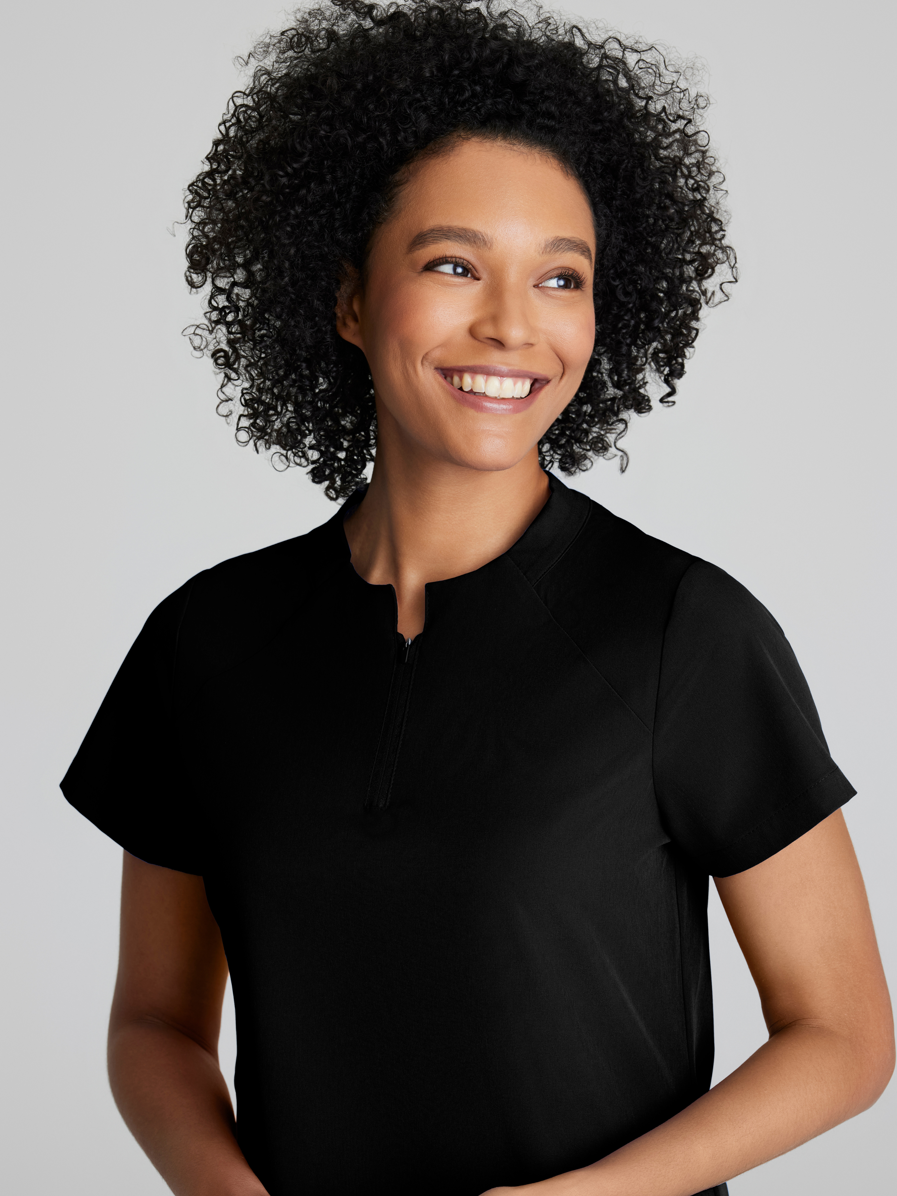 Flux 2-Pocket Banded Zip Collar Top BARCO® One
