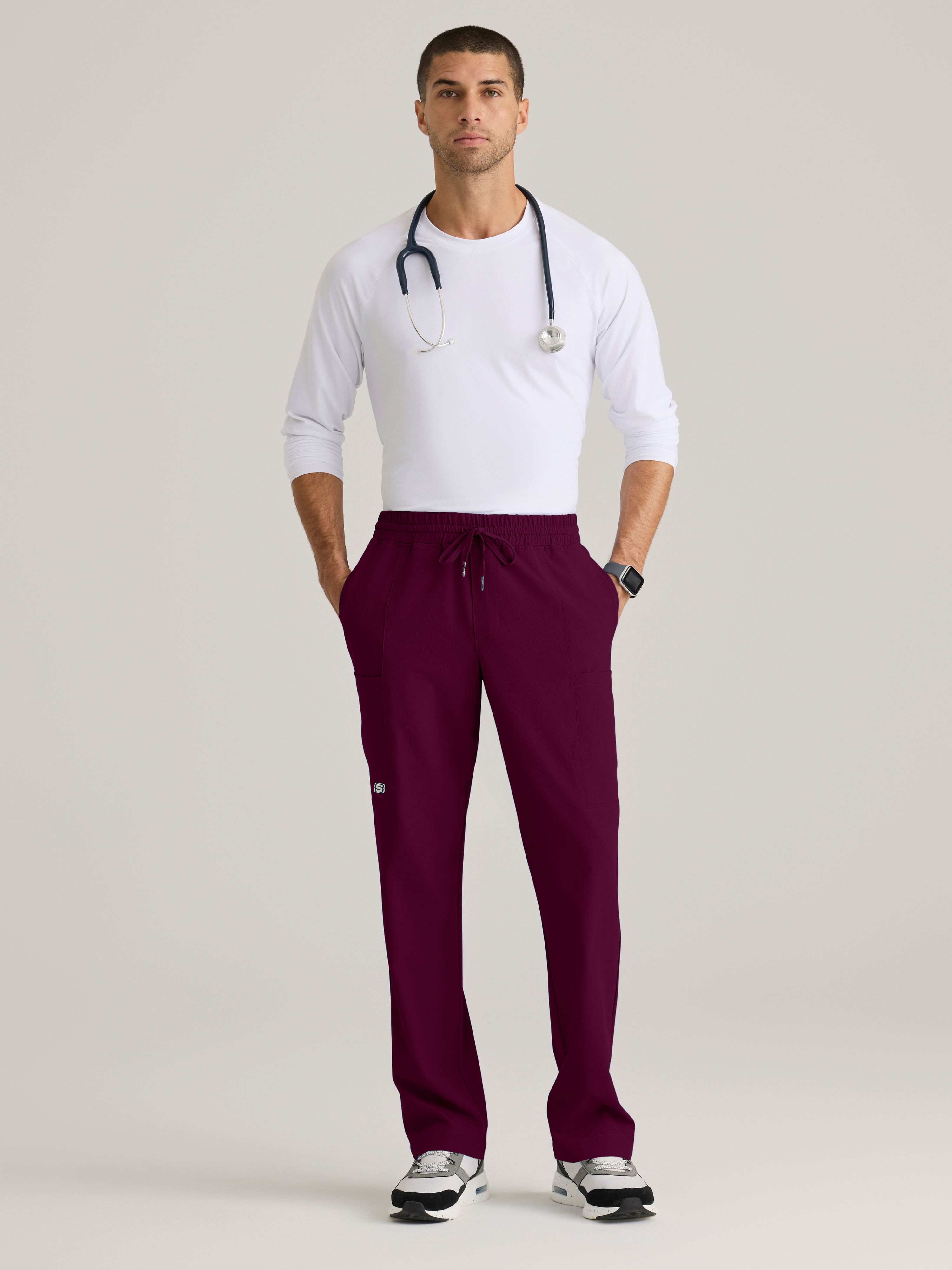 Compass 5-Pocket Elastic Waistband Straight Leg Pant Skechers™ by BARCO®