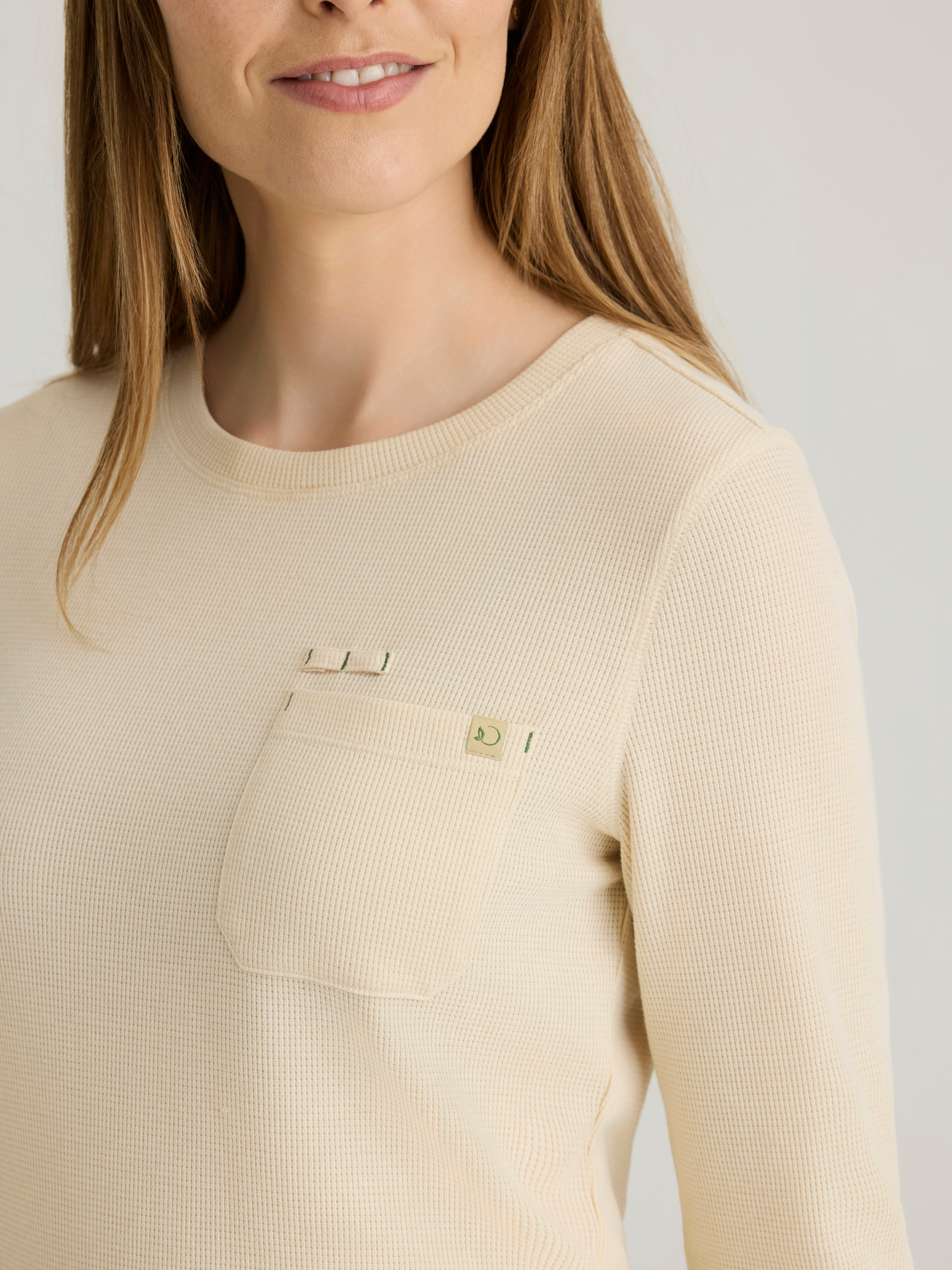 Wanderlust Waffle Knit Top Grey's Anatomy™ by BARCO® Evolve Stretch