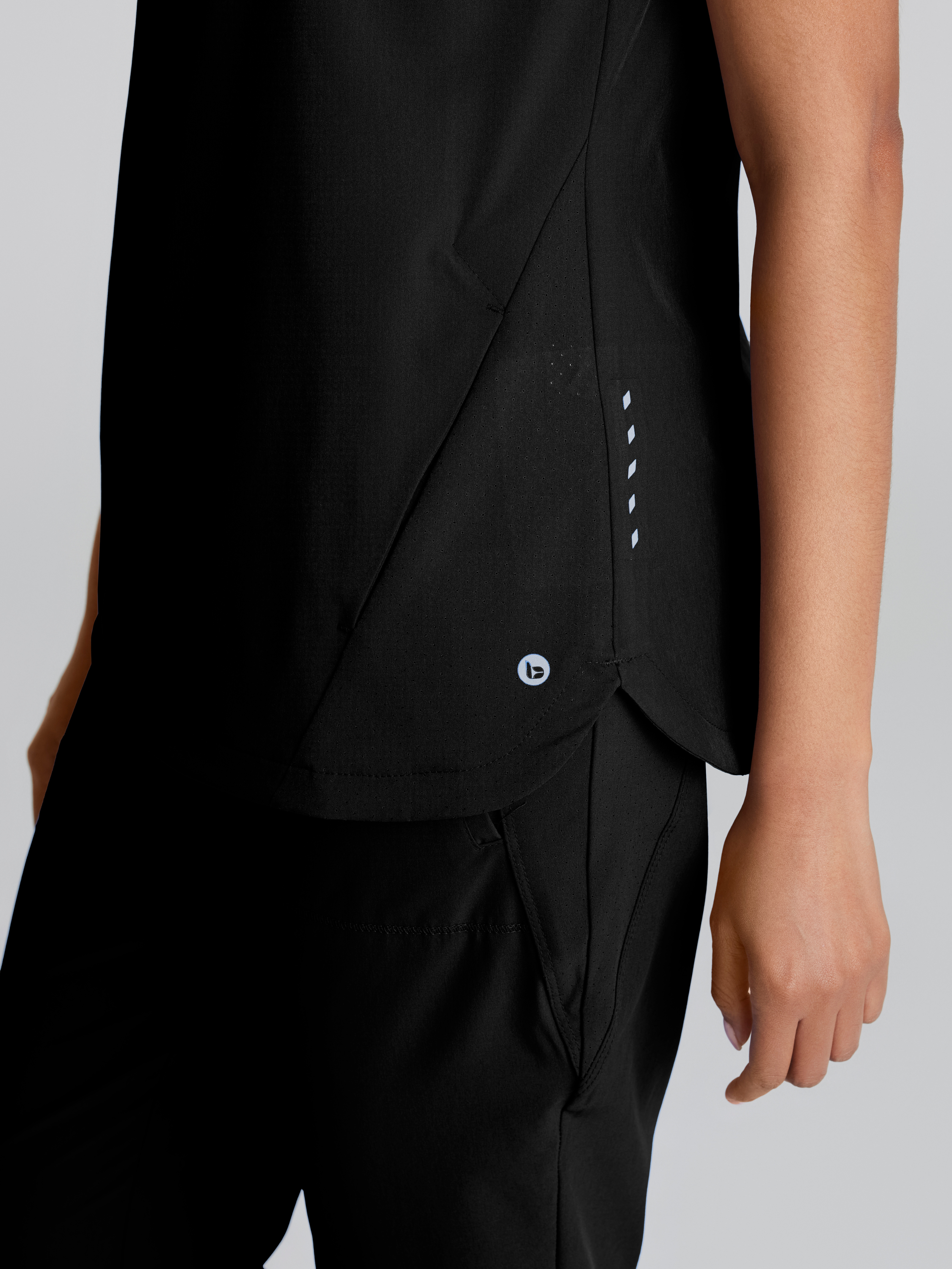 Flux 2-Pocket Banded Zip Collar Top BARCO® One