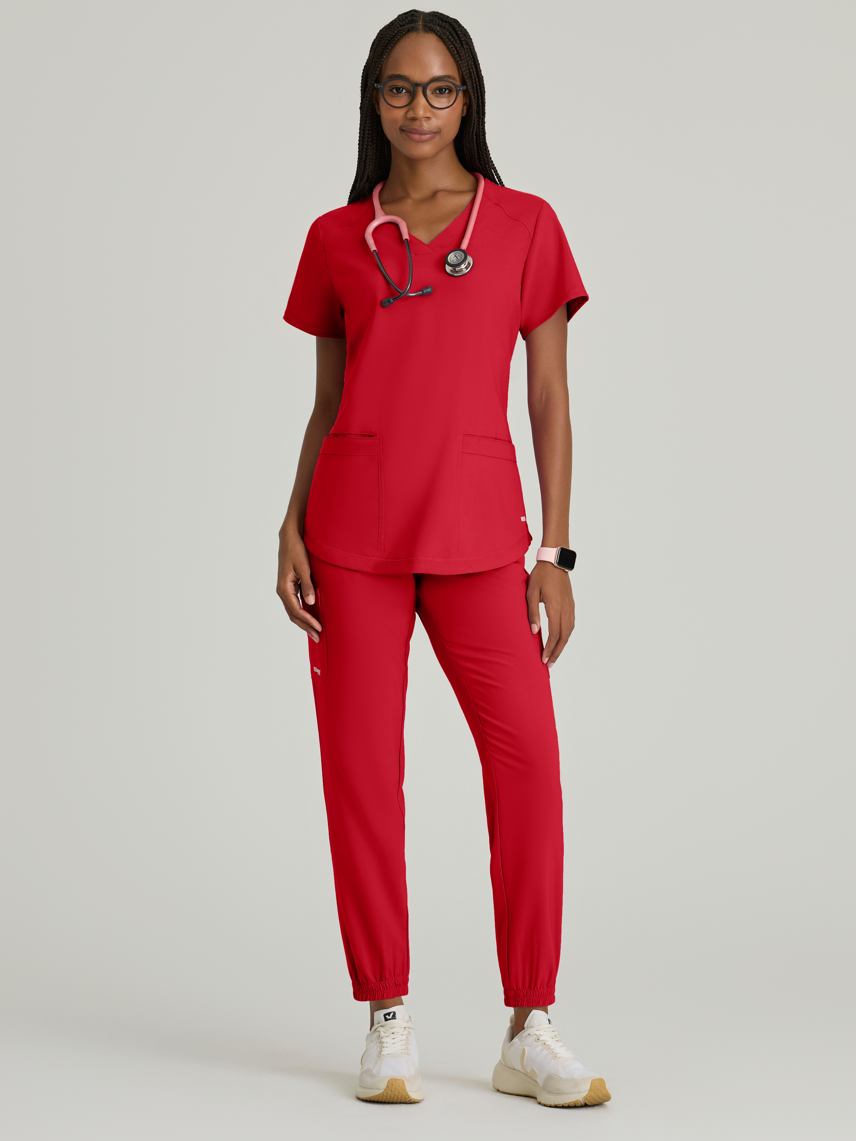 Rhythm 2-Pocket Ciclo® Scrub Top Grey's Anatomy™ by BARCO®  Evolve