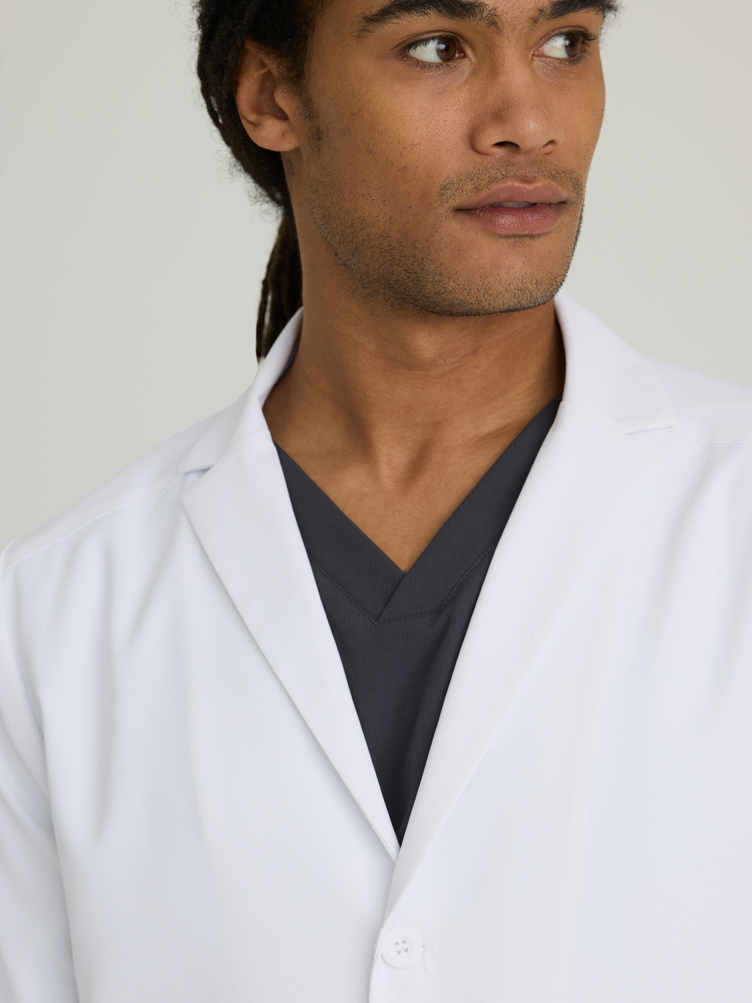 Emerge Men's 3 Pocket 36" 4-Button Lab Coat Skechers™ by BARCO®