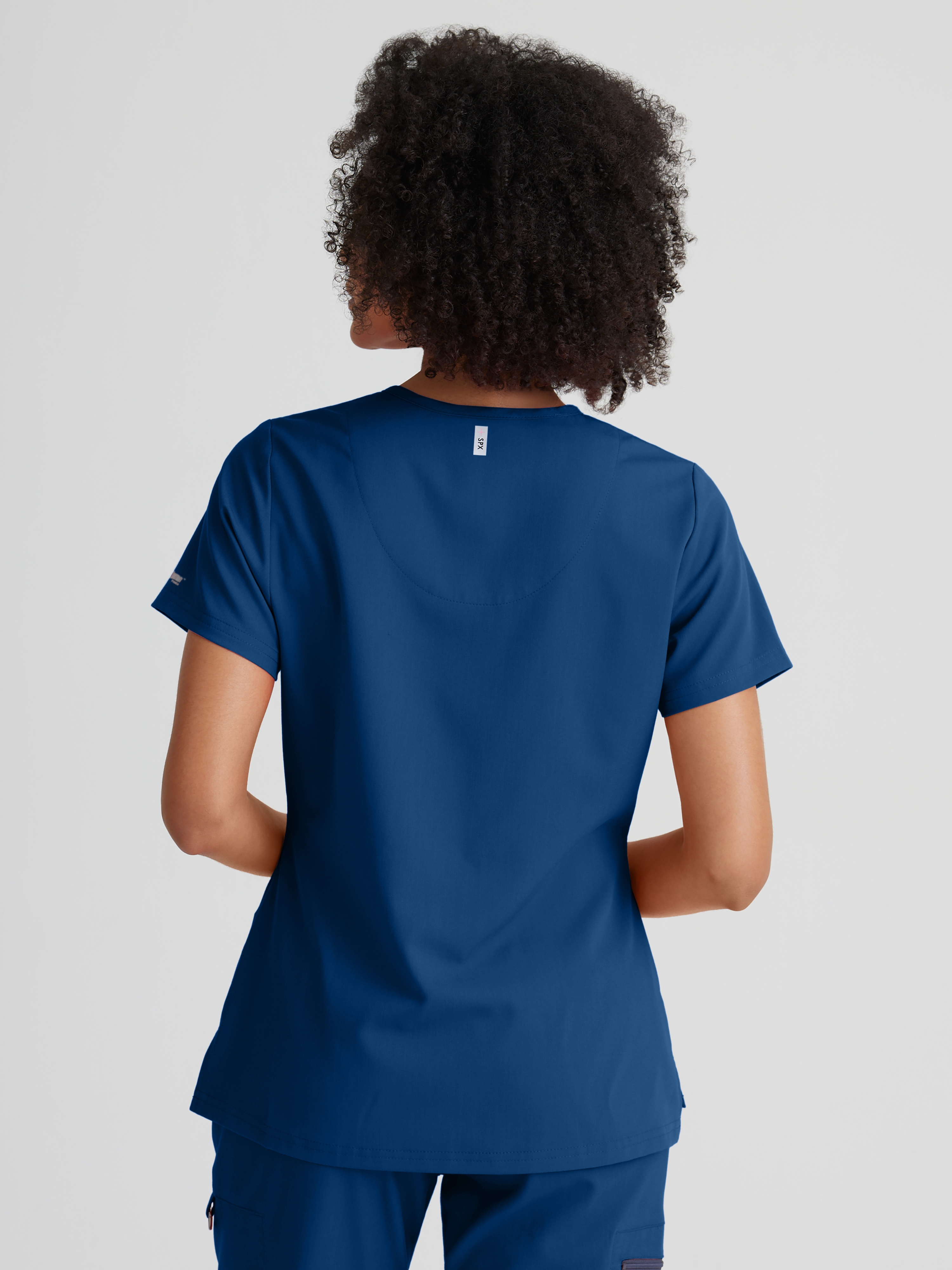 Bree 1-Pocket Tuck-In Scrub Top Grey's Anatomy™ by BARCO® Spandex Stretch
