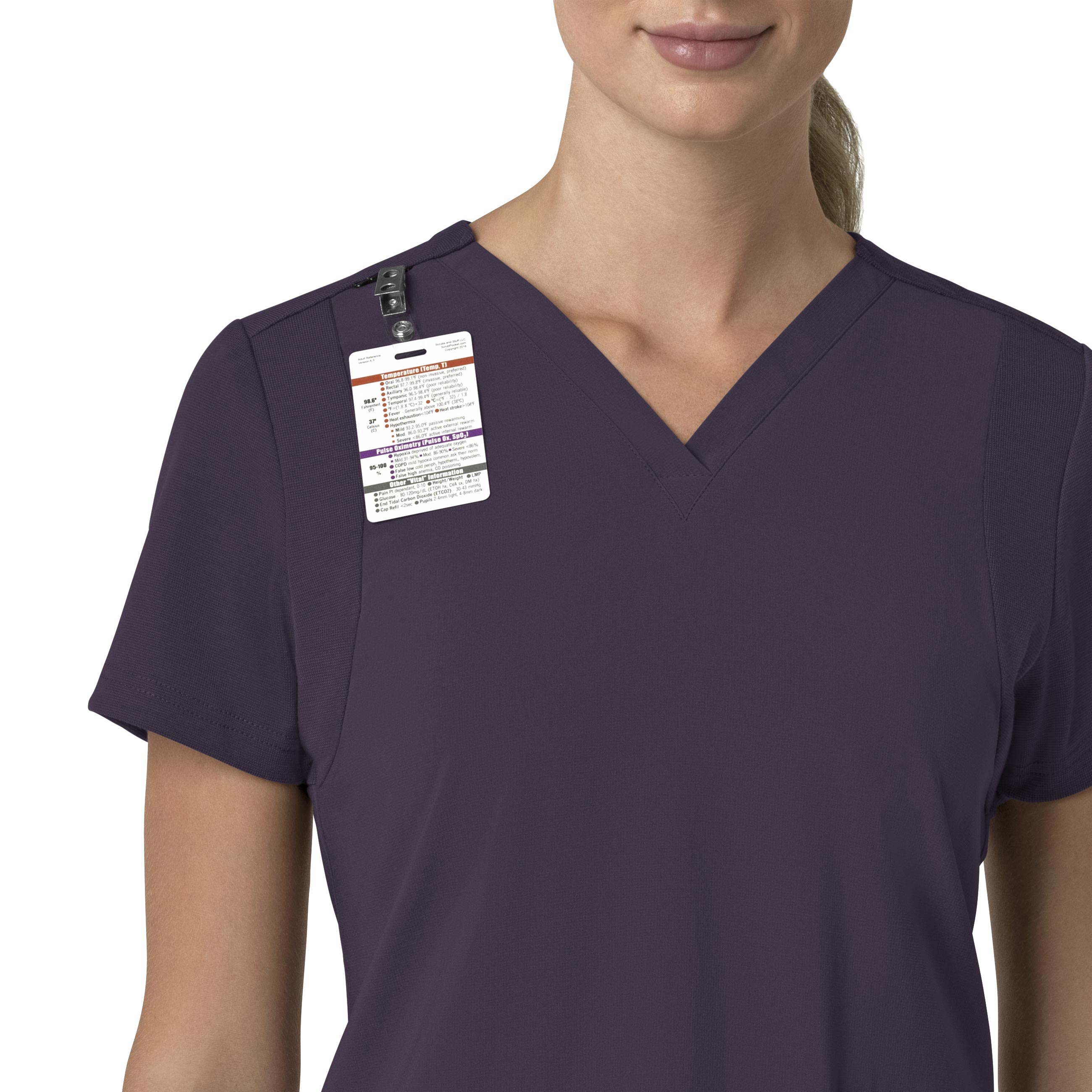 Carhartt Force Cross-Flex Women's Flex Panel V-Neck Scrub Top