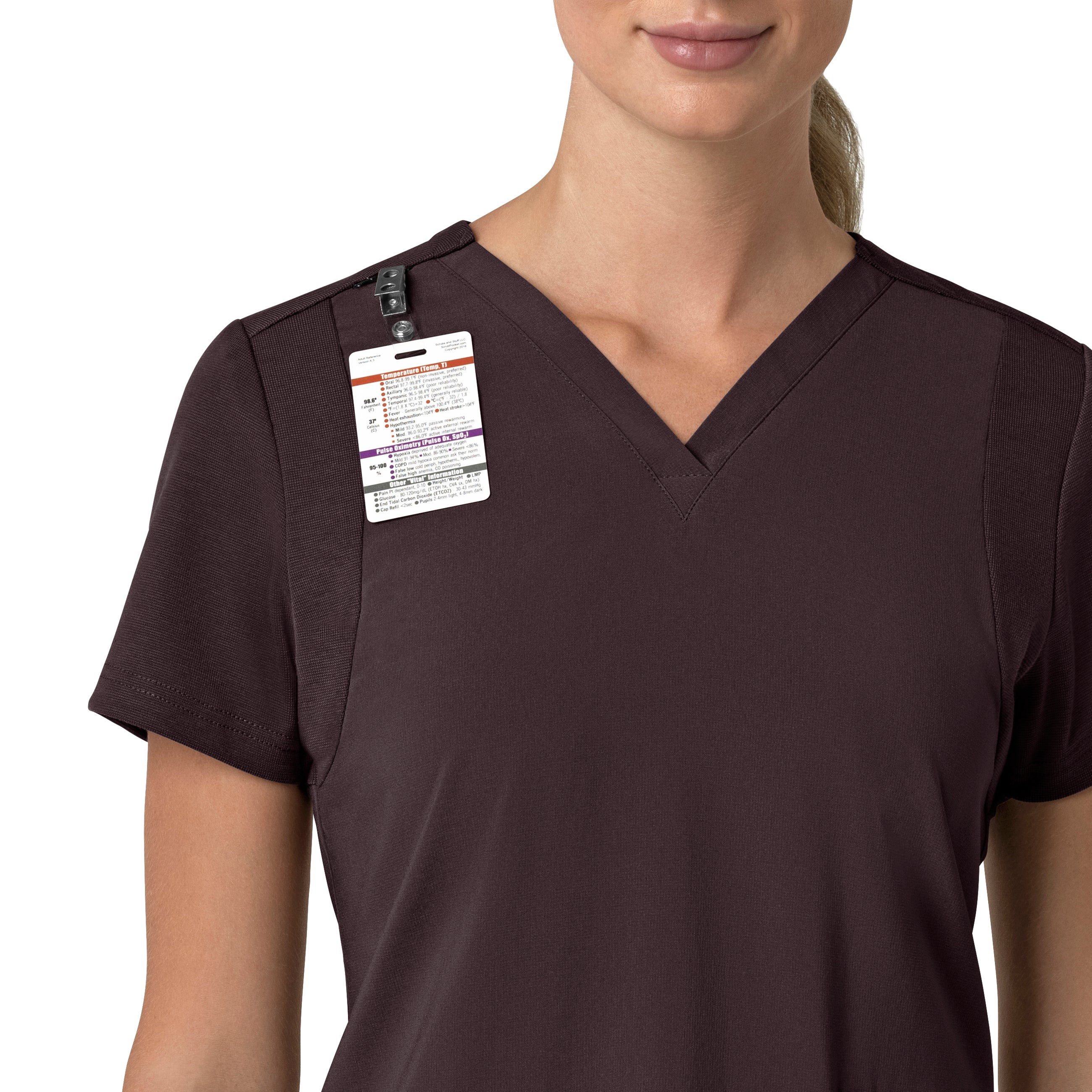 Carhartt Force Cross-Flex Women's Flex Panel V-Neck Scrub Top