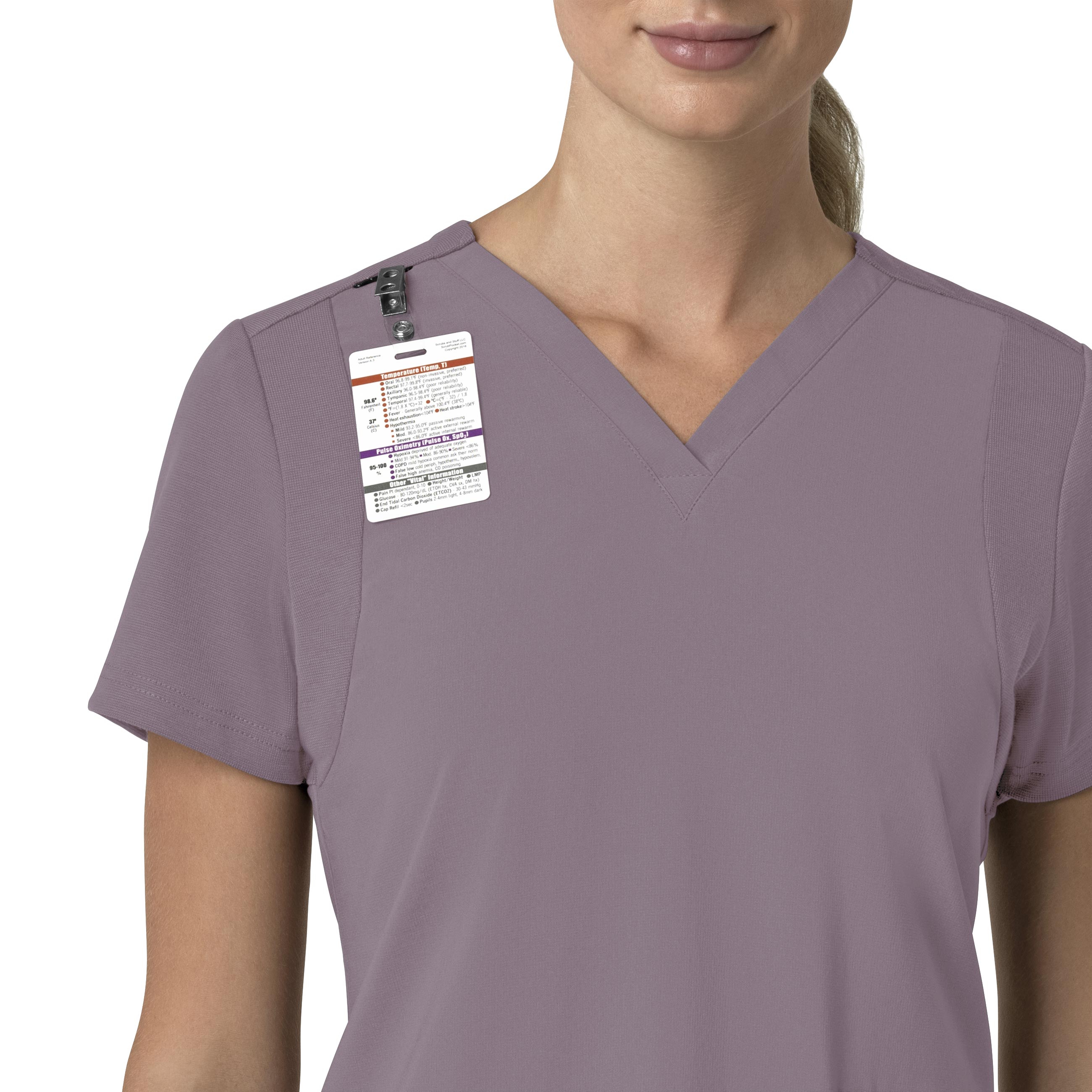 Carhartt Force Cross-Flex Women's Flex Panel V-Neck Scrub Top