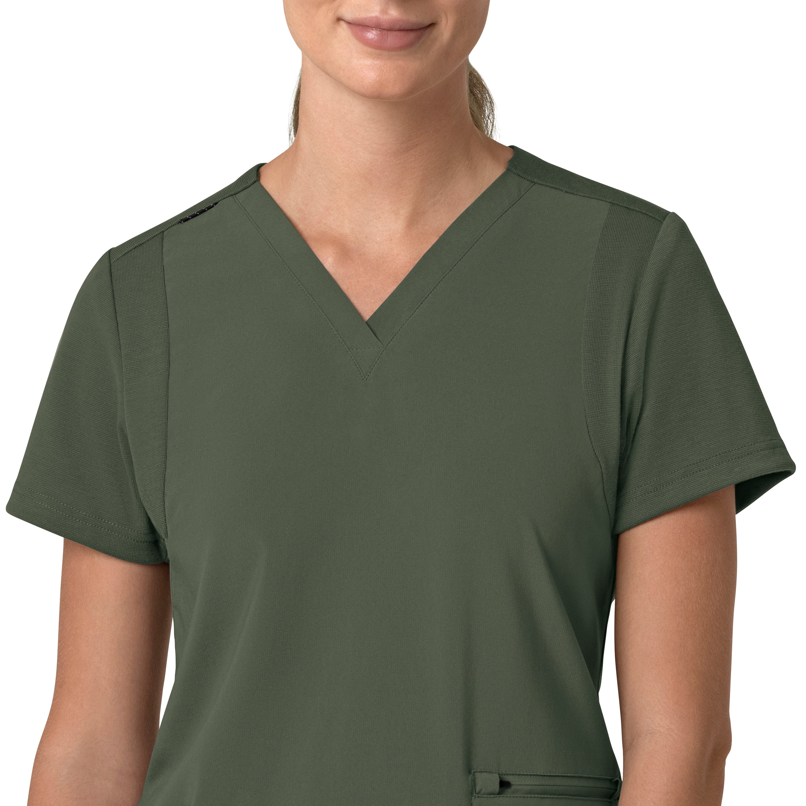 Carhartt Force Cross-Flex Women's Flex Panel V-Neck Scrub Top