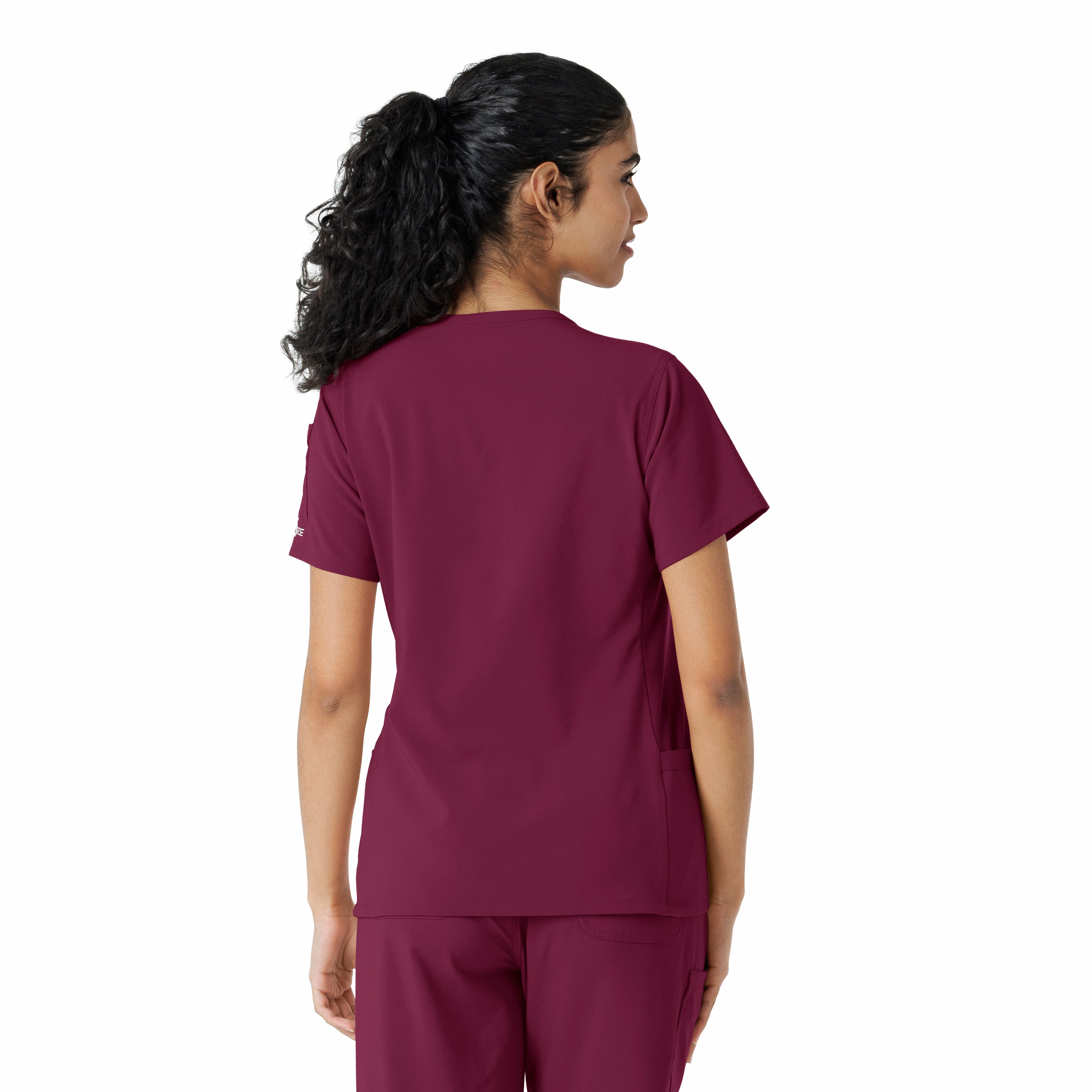 Carhartt FORCE CROSS-FLEX WOMEN'S KNIT PANEL SCRUB TOP