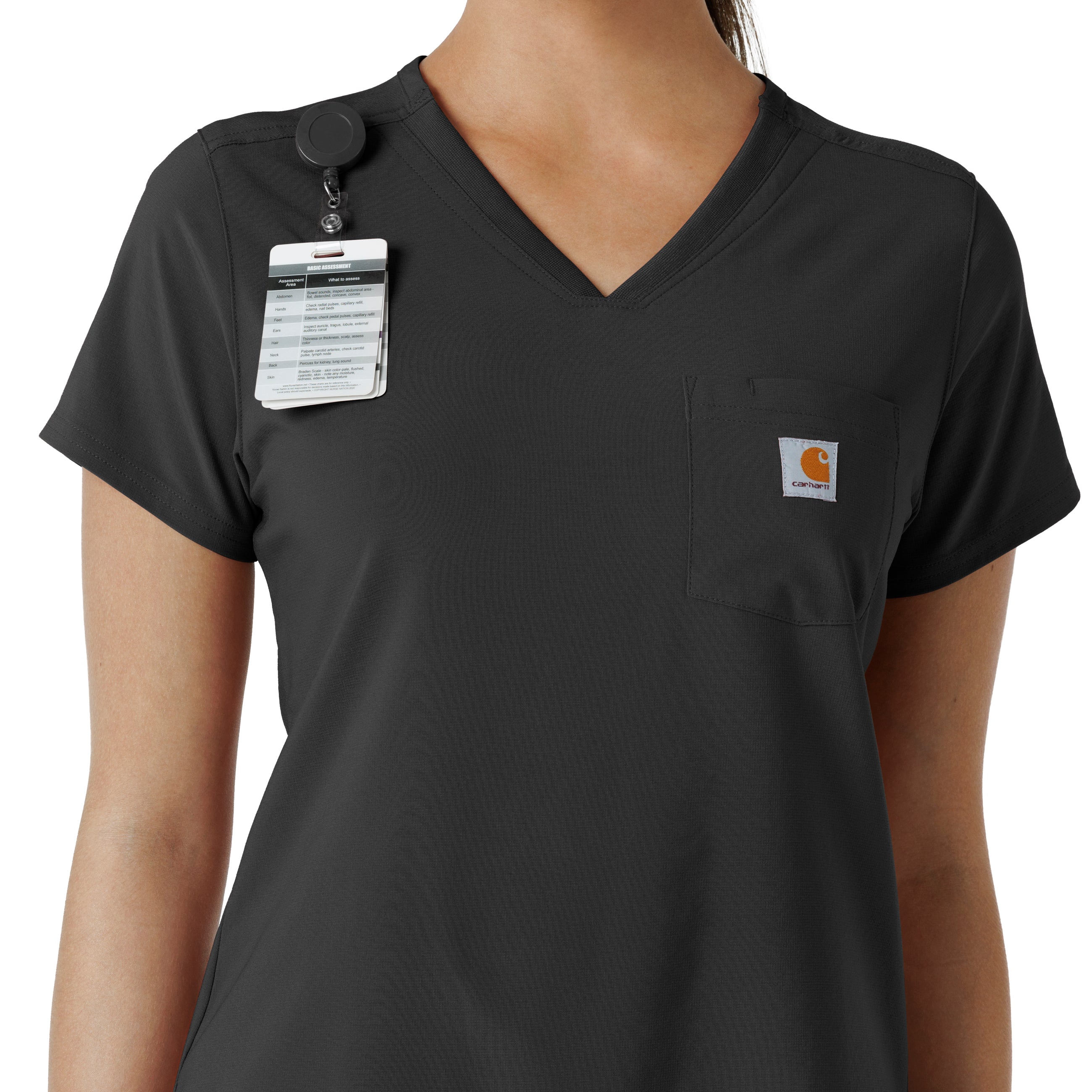 Carhartt Force Cross-Flex Women's Tuck-In Scrub Top