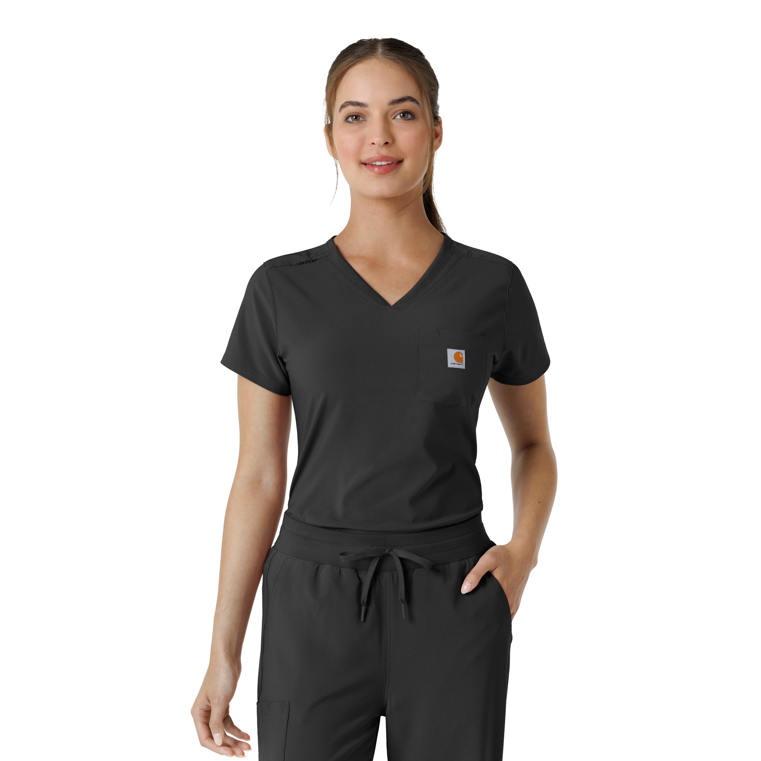 Carhartt Force Cross-Flex Women's Tuck-In Scrub Top