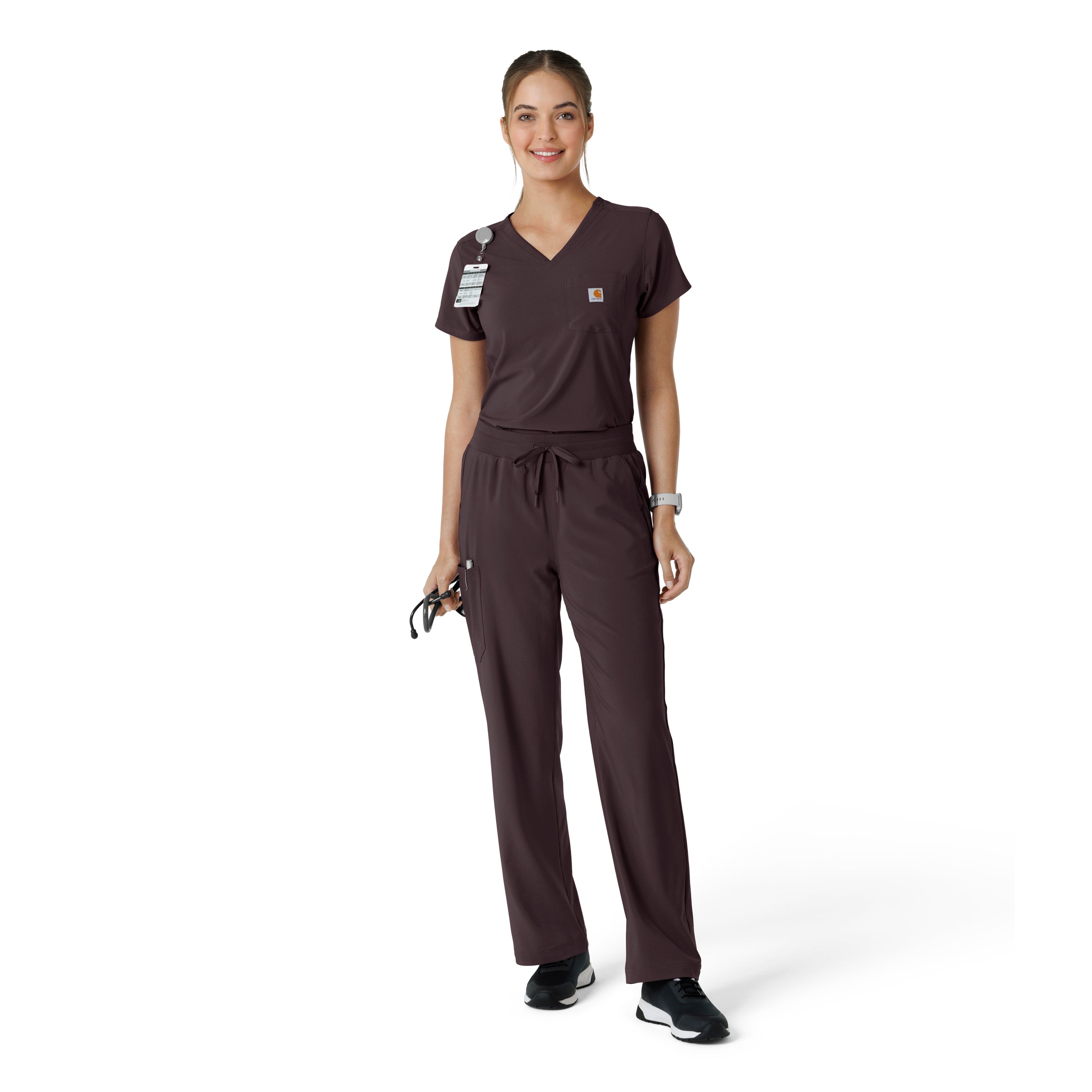 Carhartt Force Cross-Flex Women's Tuck-In Scrub Top