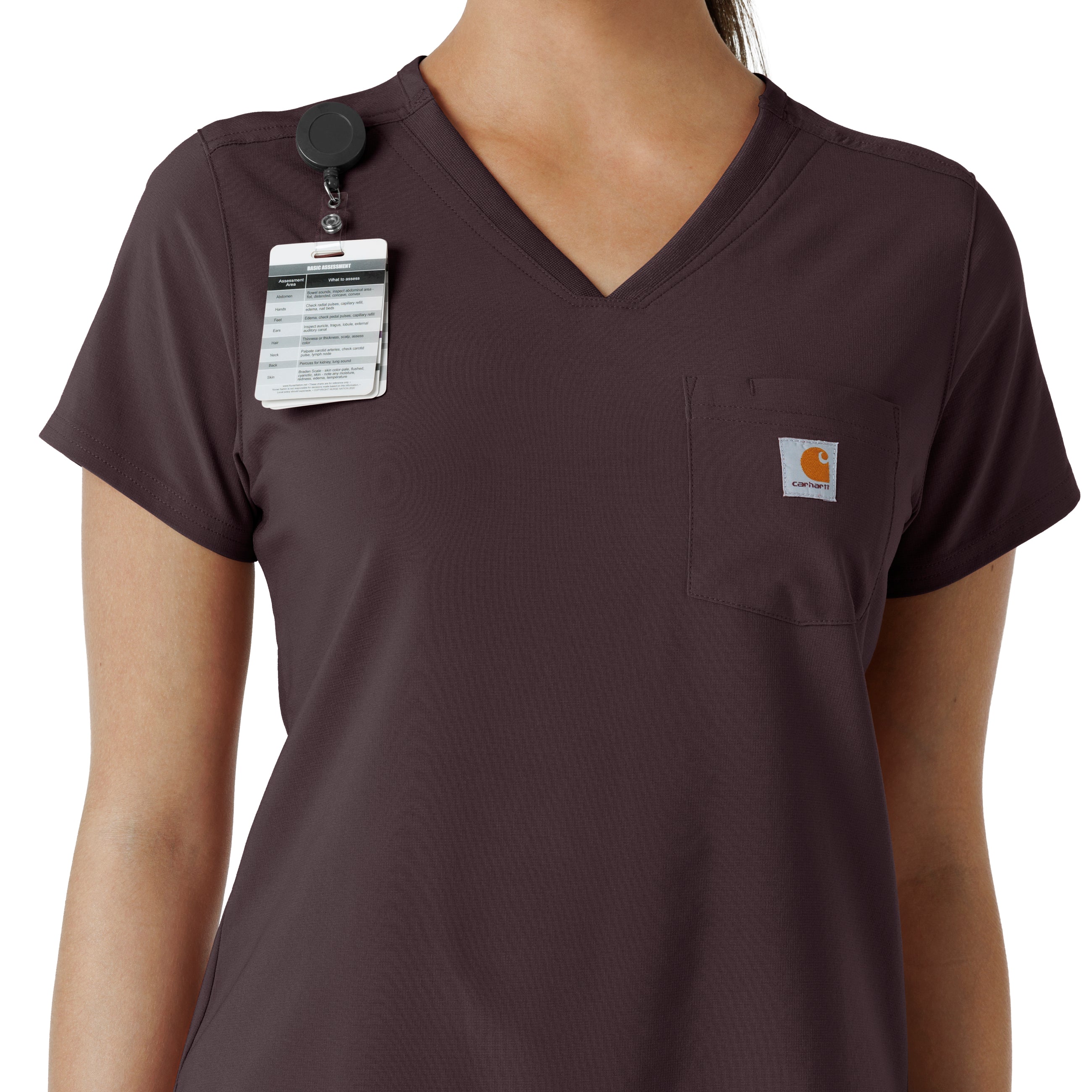 Carhartt Force Cross-Flex Women's Tuck-In Scrub Top