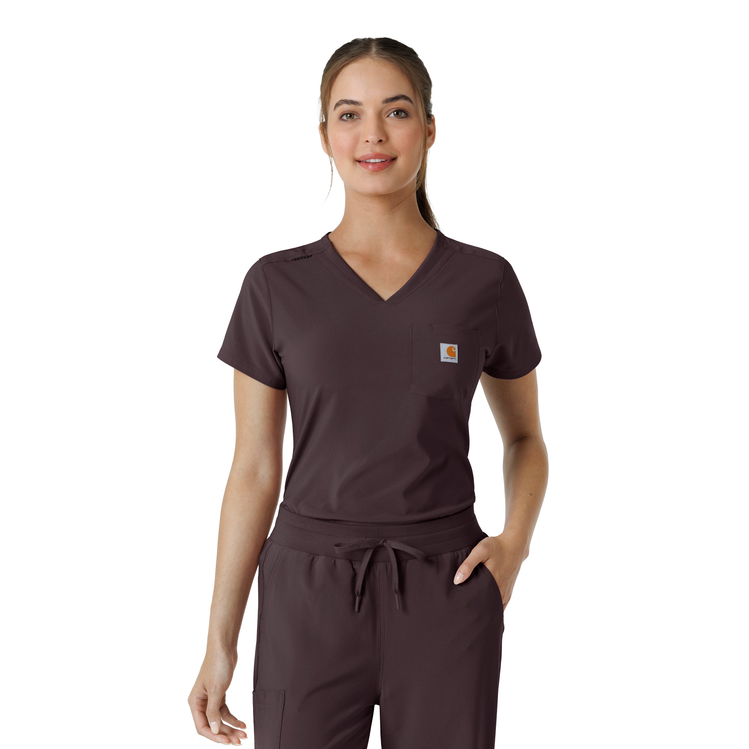 Carhartt Force Cross-Flex Women's Tuck-In Scrub Top