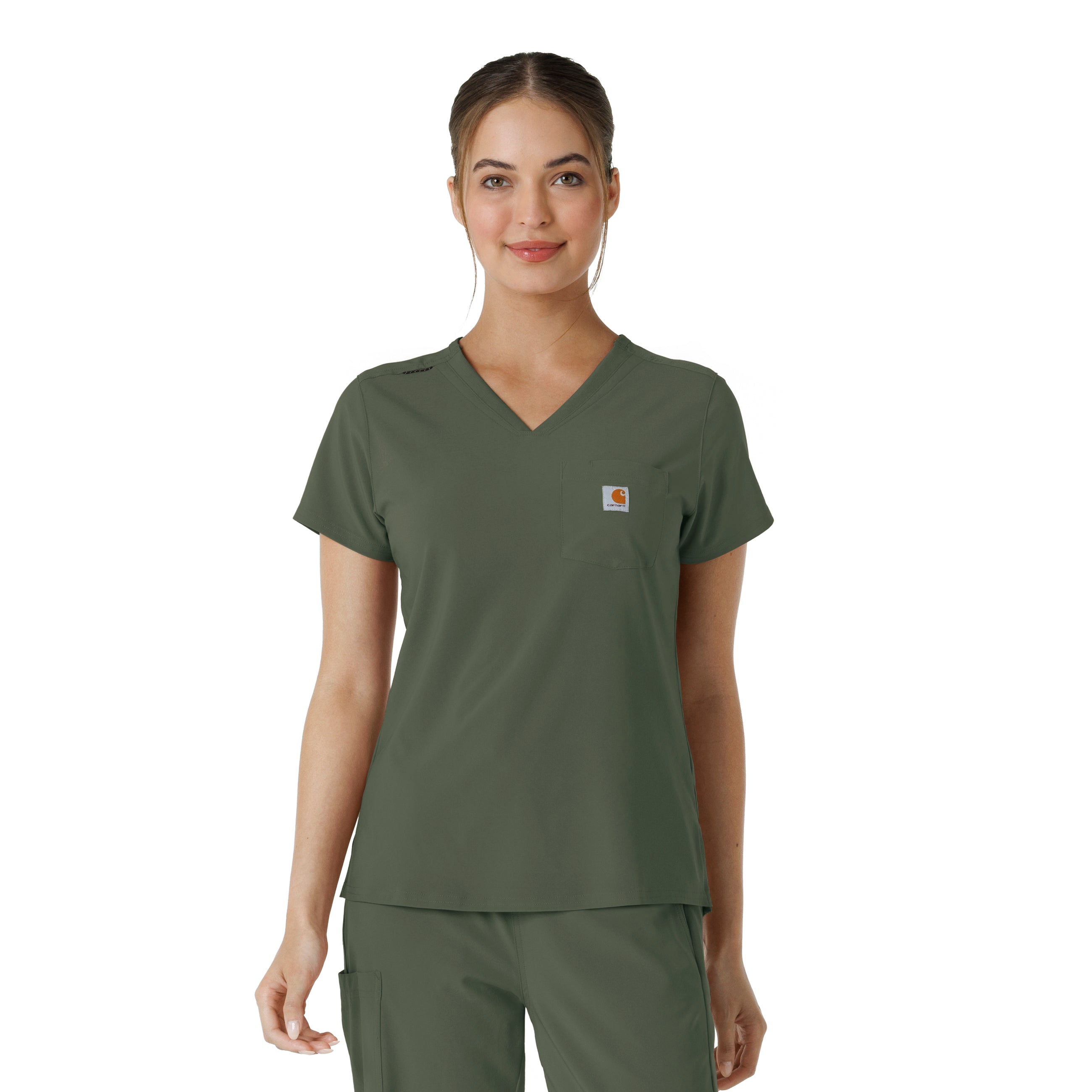 Carhartt Force Cross-Flex Women's Tuck-In Scrub Top