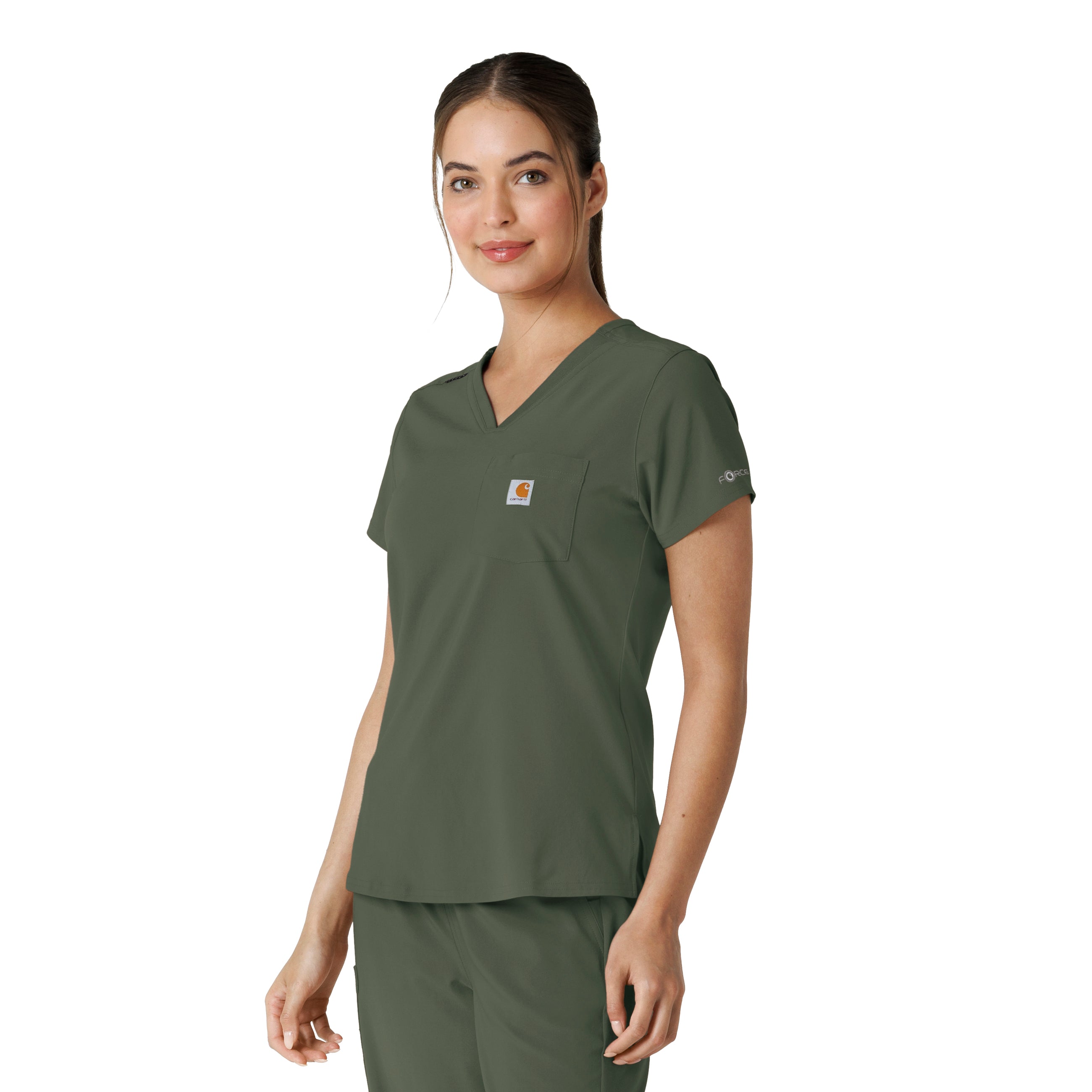 Carhartt Force Cross-Flex Women's Tuck-In Scrub Top