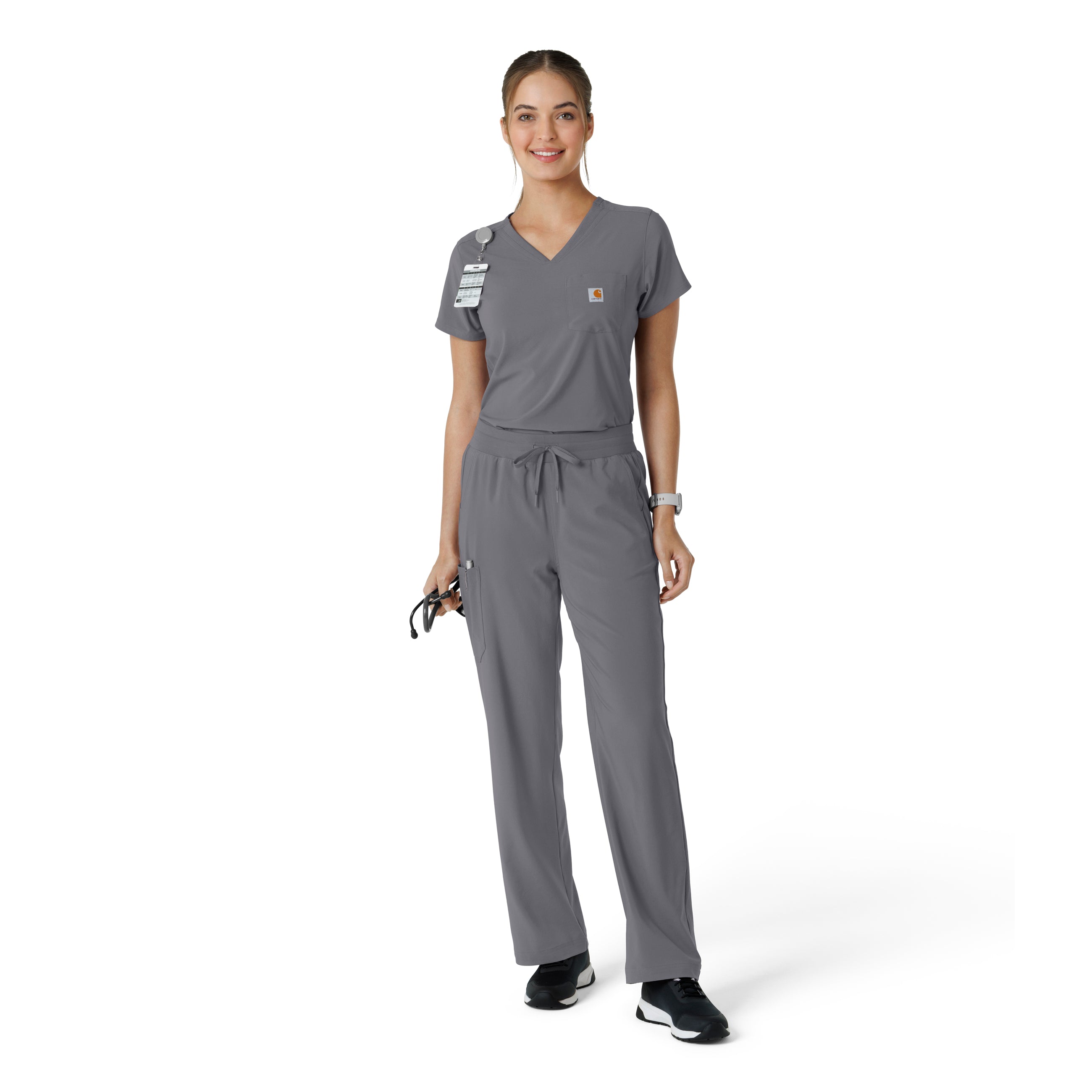 Carhartt Force Cross-Flex Women's Tuck-In Scrub Top
