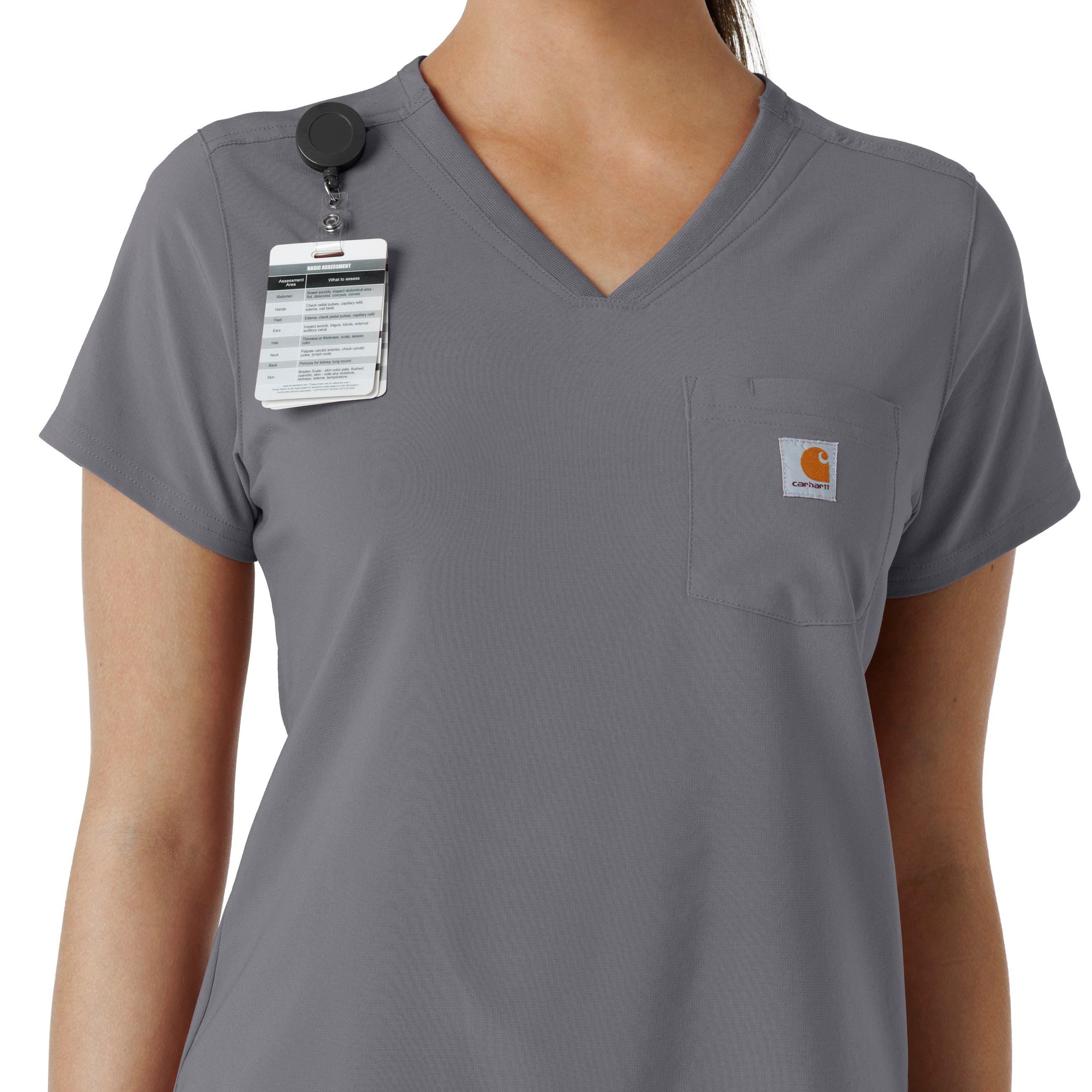 Carhartt Force Cross-Flex Women's Tuck-In Scrub Top