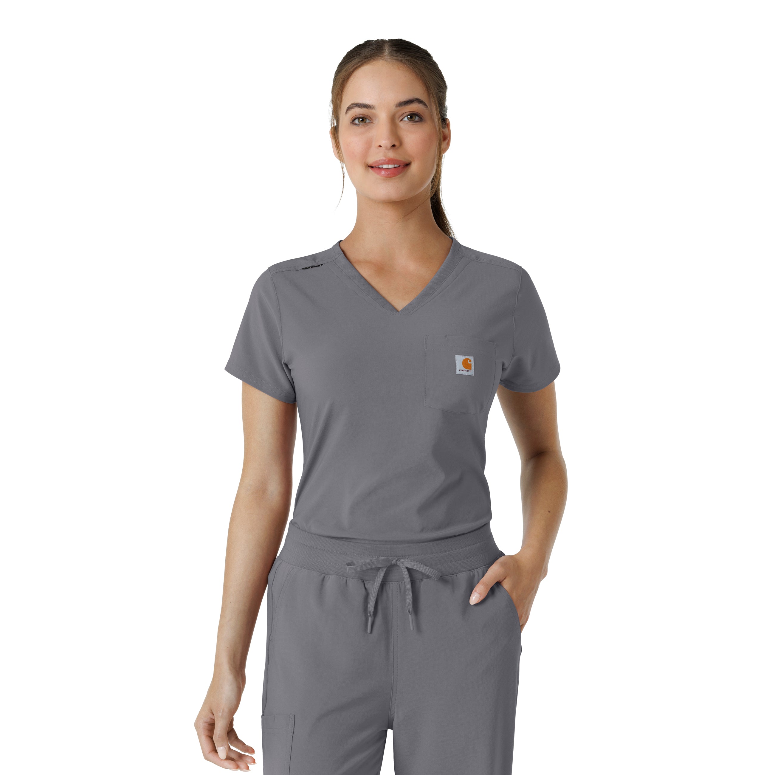 Carhartt Force Cross-Flex Women's Tuck-In Scrub Top