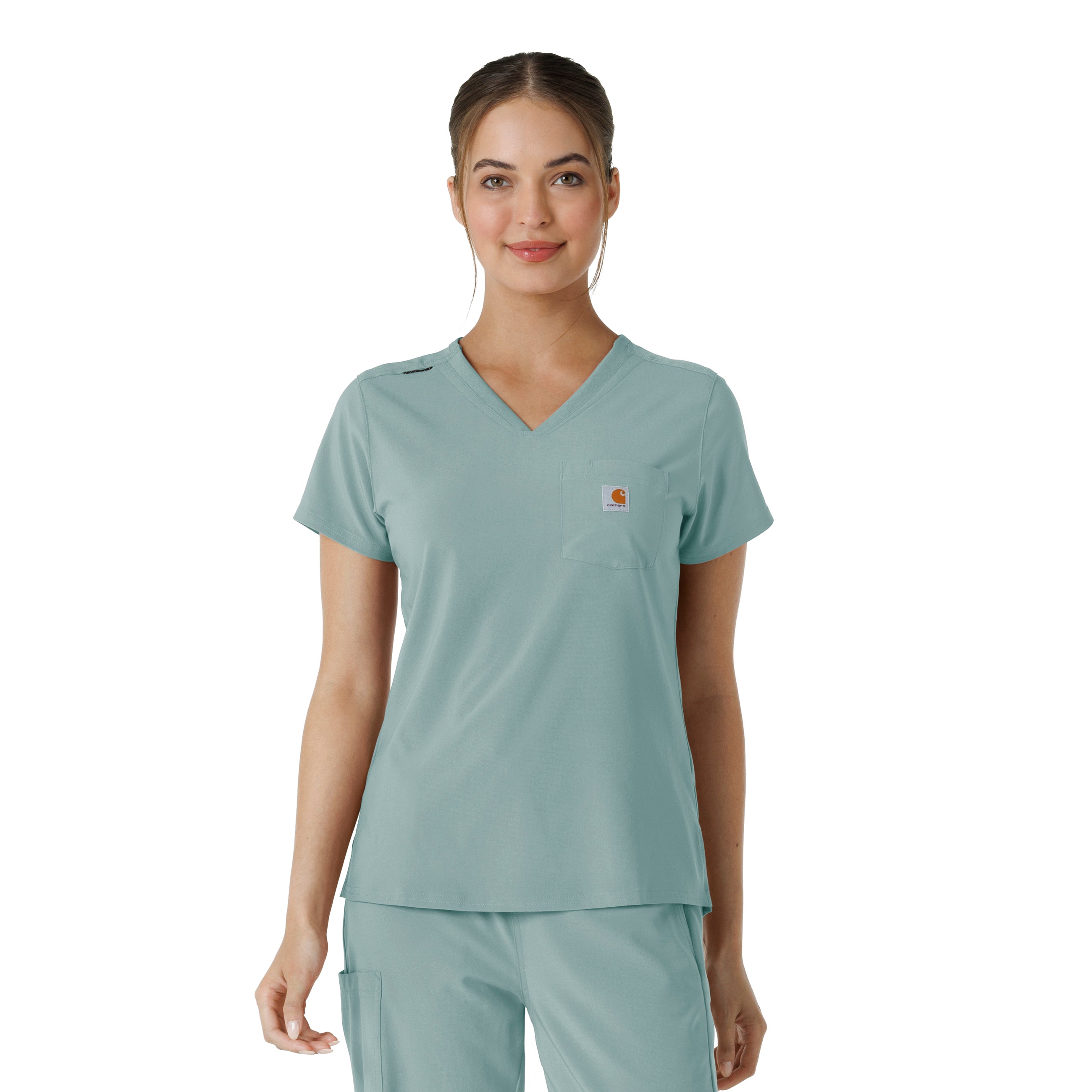 Carhartt Force Cross-Flex Women's Tuck-In Scrub Top