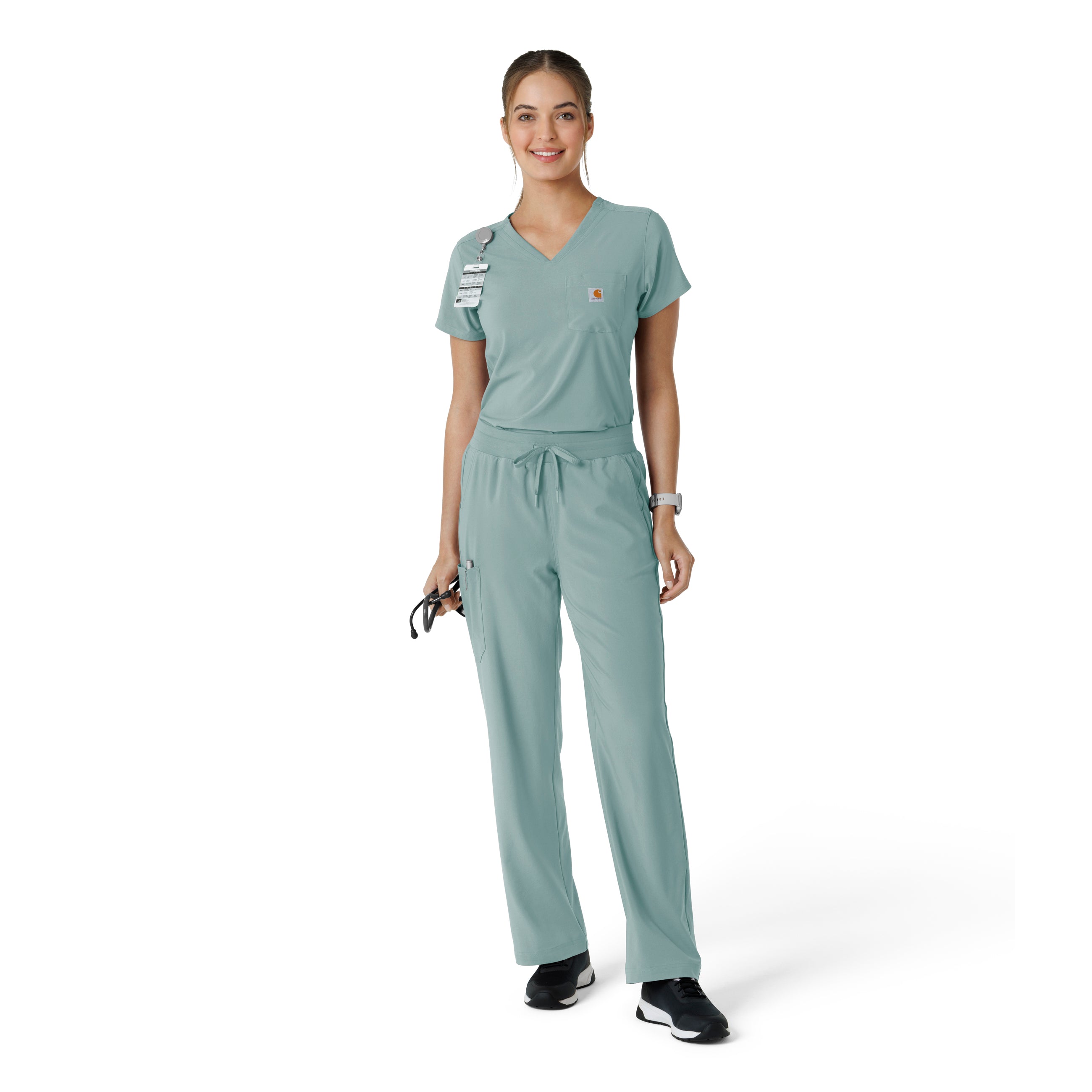 Carhartt Force Cross-Flex Women's Tuck-In Scrub Top