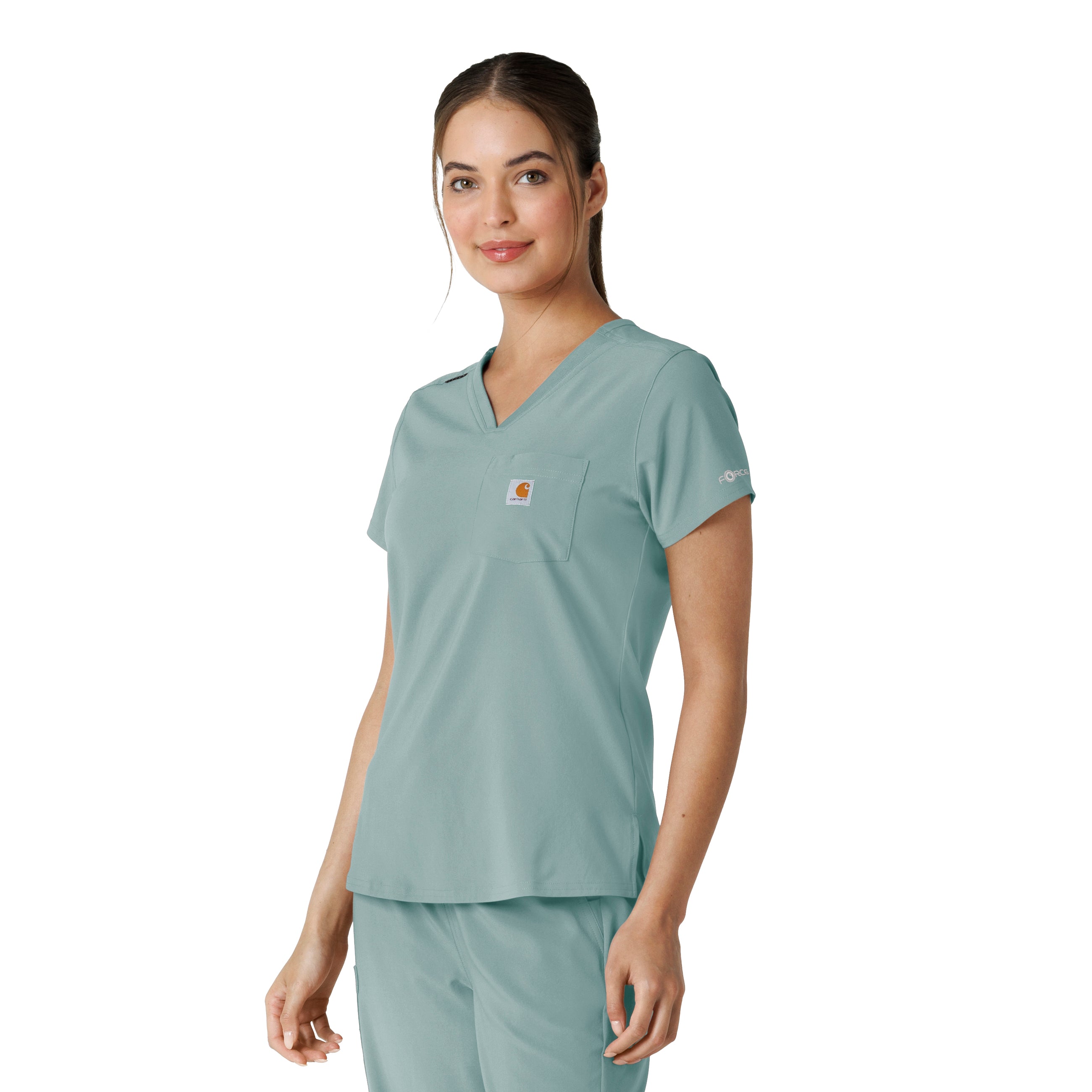 Carhartt Force Cross-Flex Women's Tuck-In Scrub Top