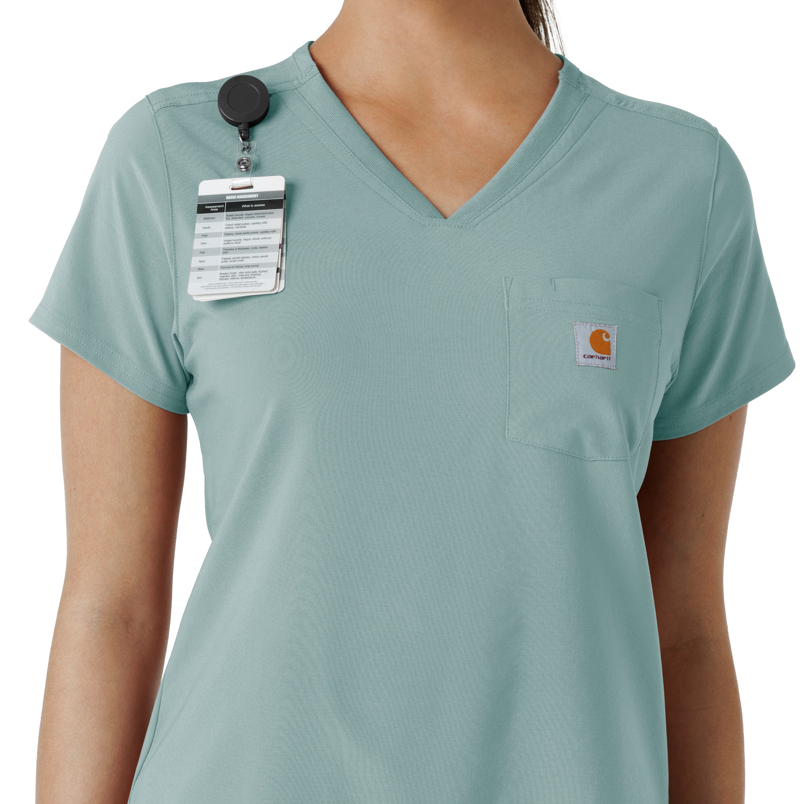 Carhartt Force Cross-Flex Women's Tuck-In Scrub Top