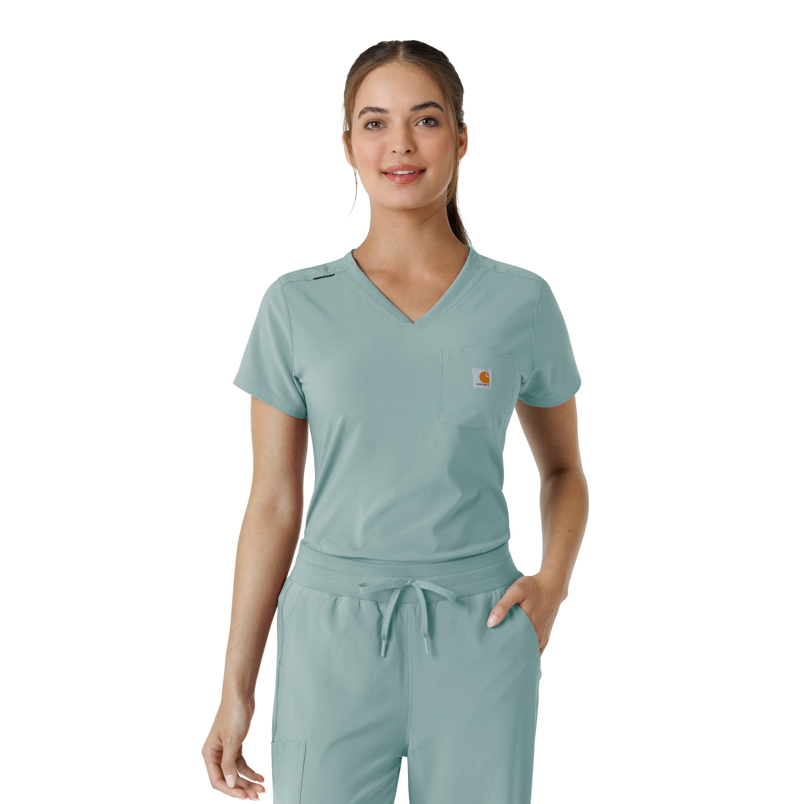 Carhartt Force Cross-Flex Women's Tuck-In Scrub Top