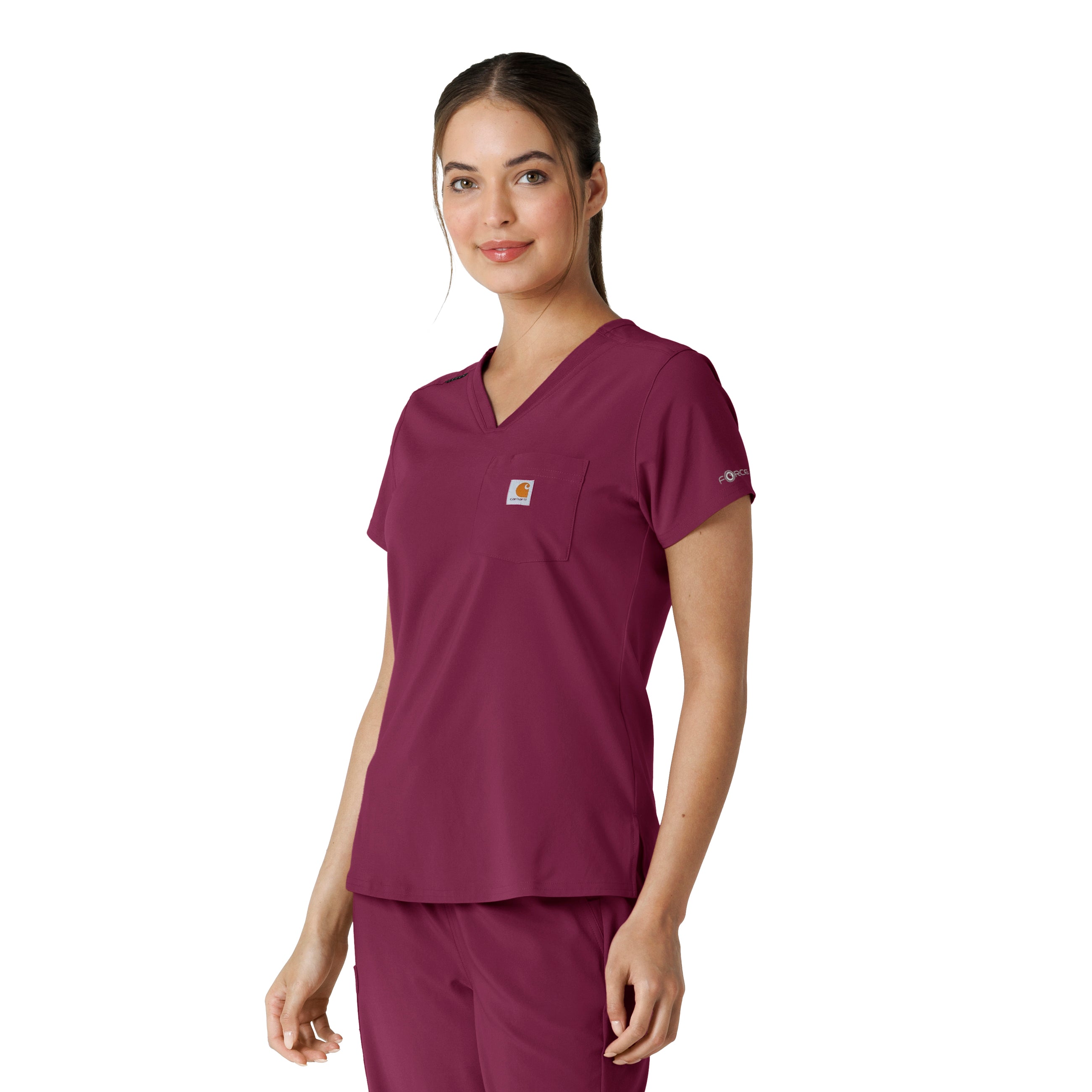 Carhartt Force Cross-Flex Women's Tuck-In Scrub Top