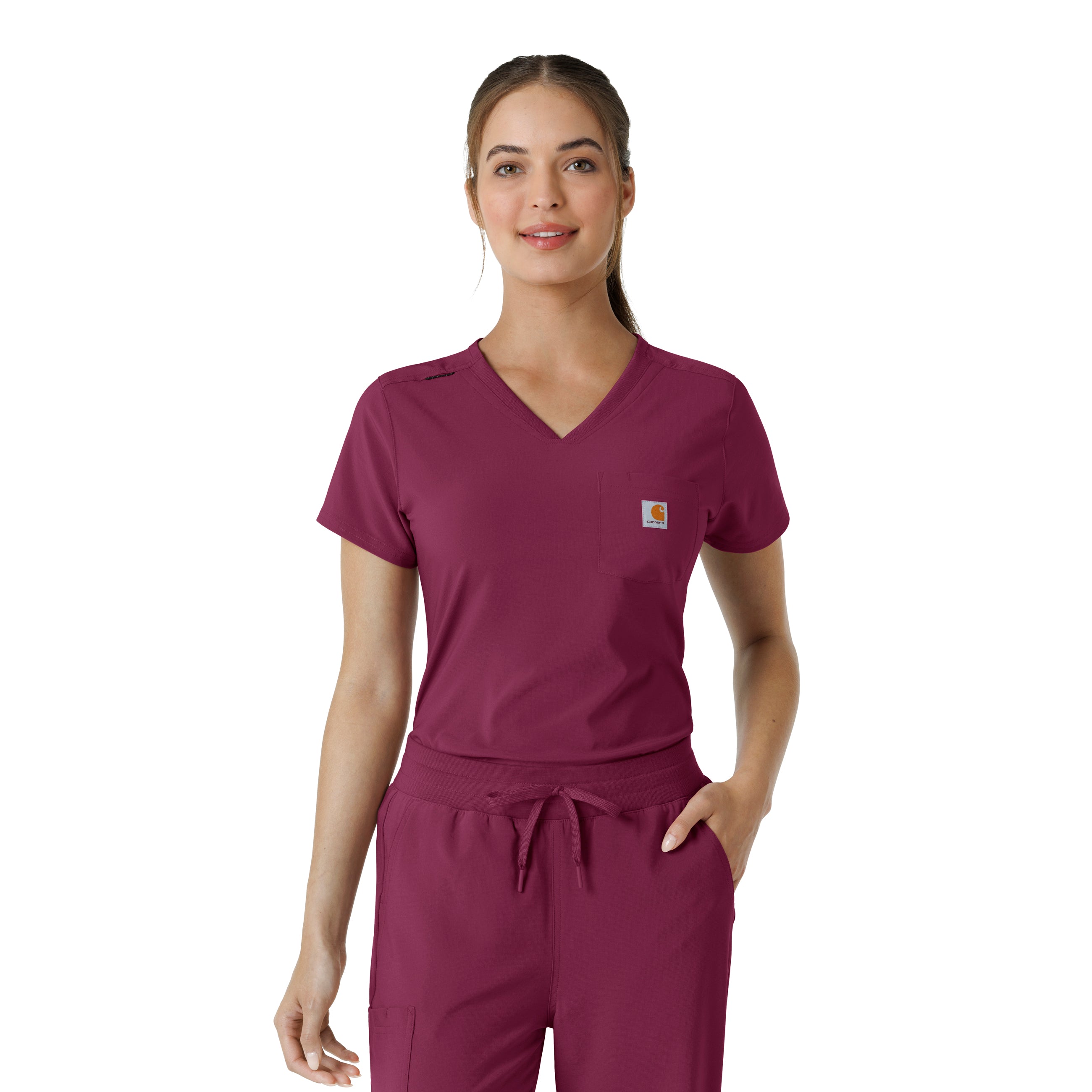 Carhartt Force Cross-Flex Women's Tuck-In Scrub Top