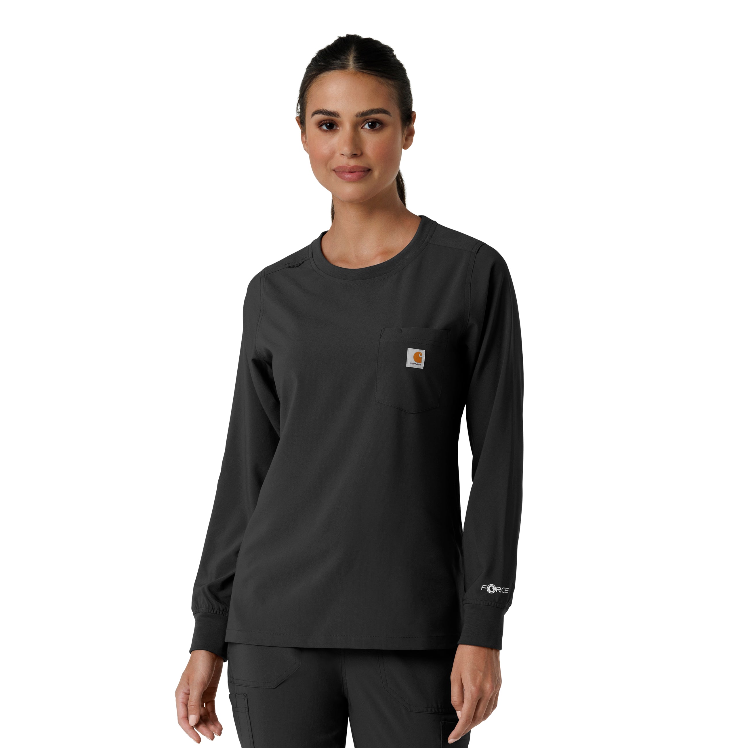 Carhartt Force Cross-Flex Women's Crew Neck Long Sleeve Tee