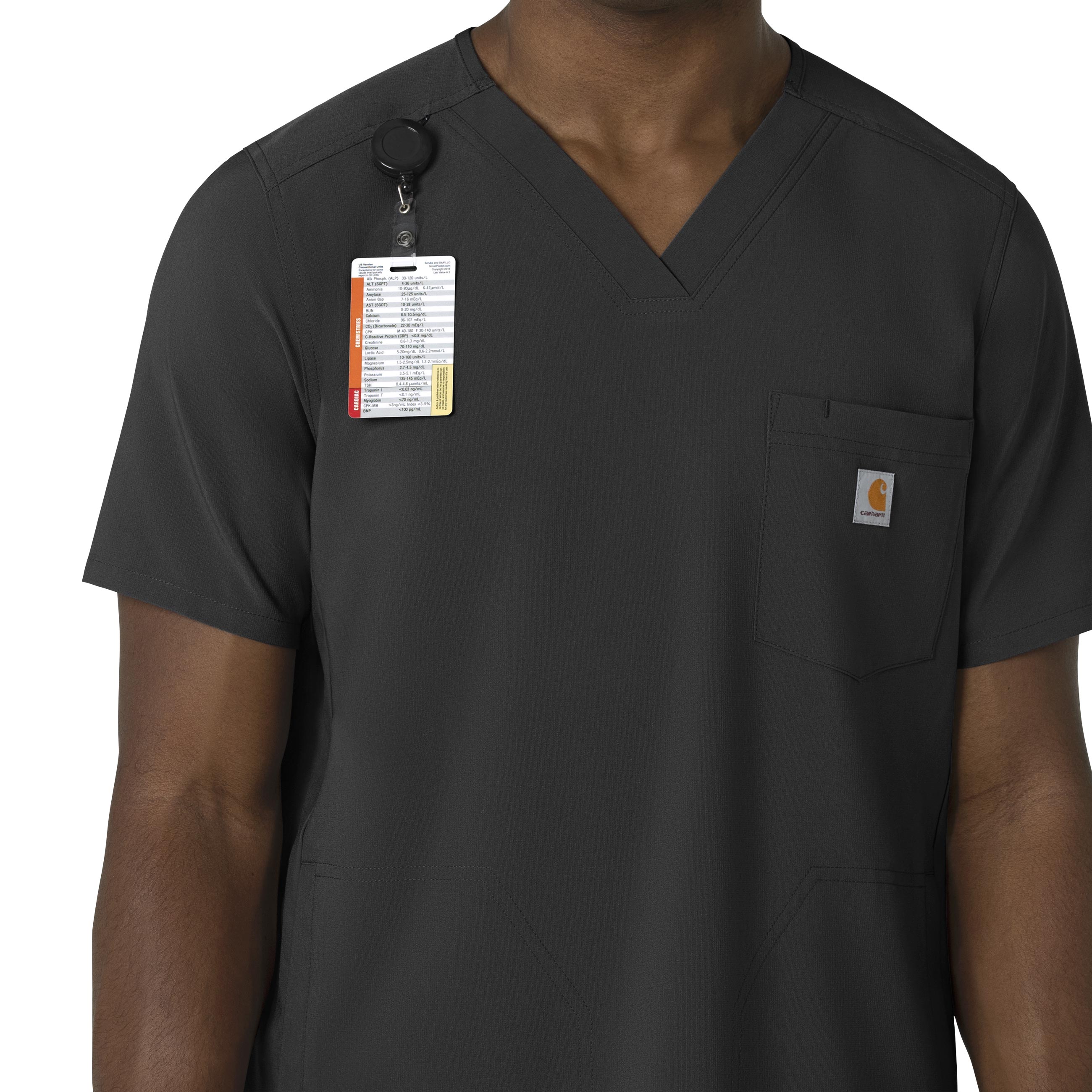 Carhartt Force Cross-Flex Men's V-Neck Scrub Top