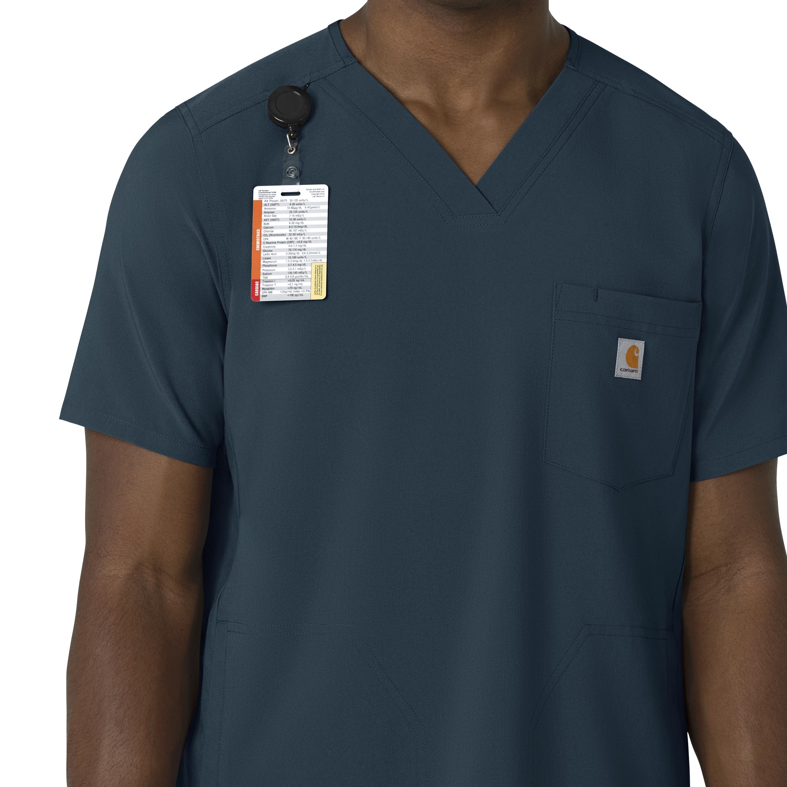 Carhartt Force Cross-Flex Men's V-Neck Scrub Top
