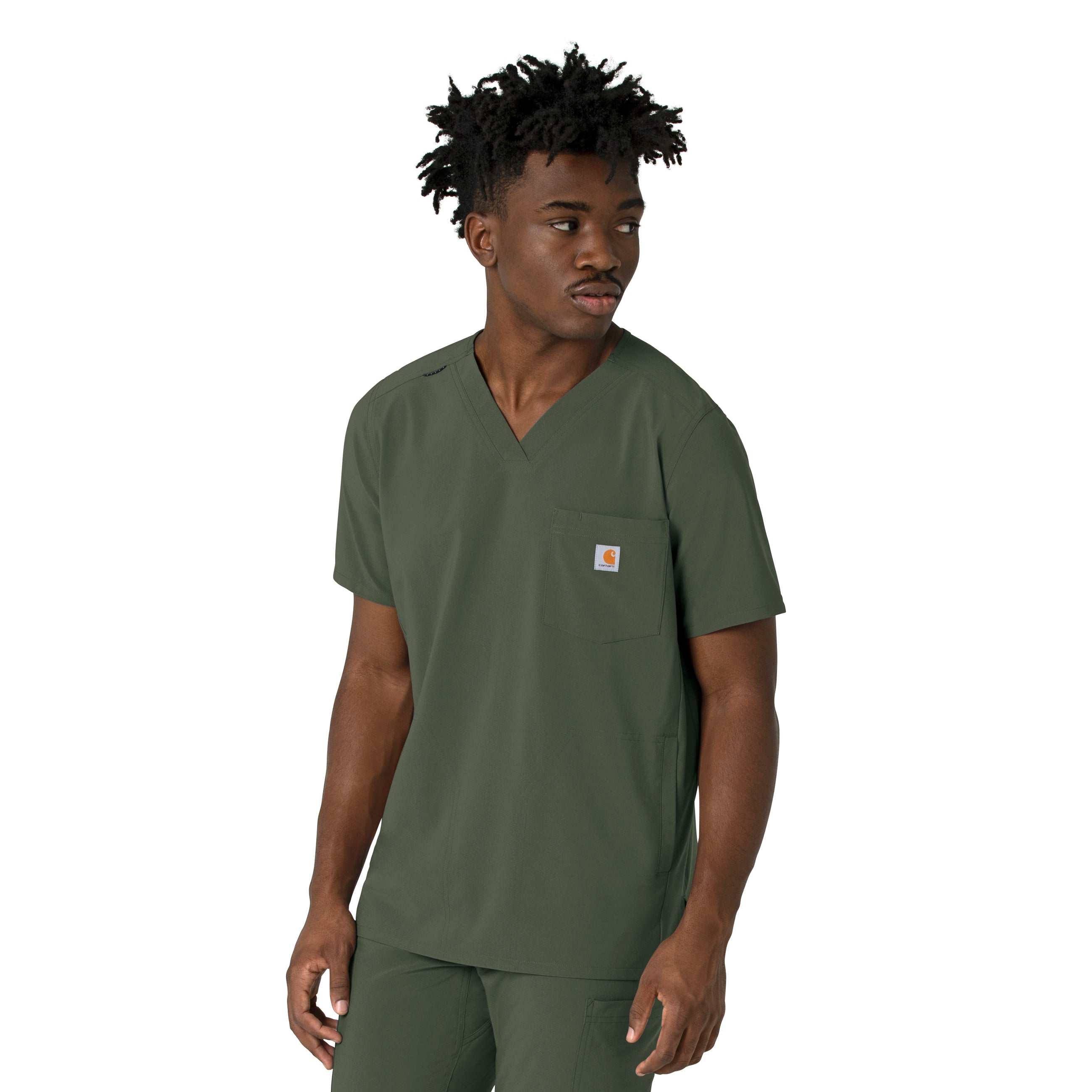 Carhartt Force Cross-Flex Men's V-Neck Scrub Top