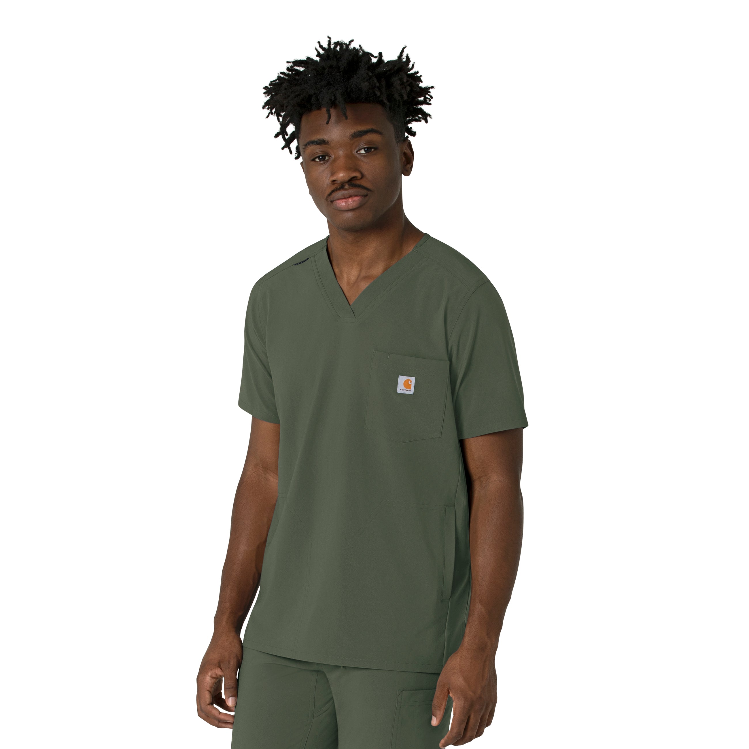 Carhartt Force Cross-Flex Men's V-Neck Scrub Top