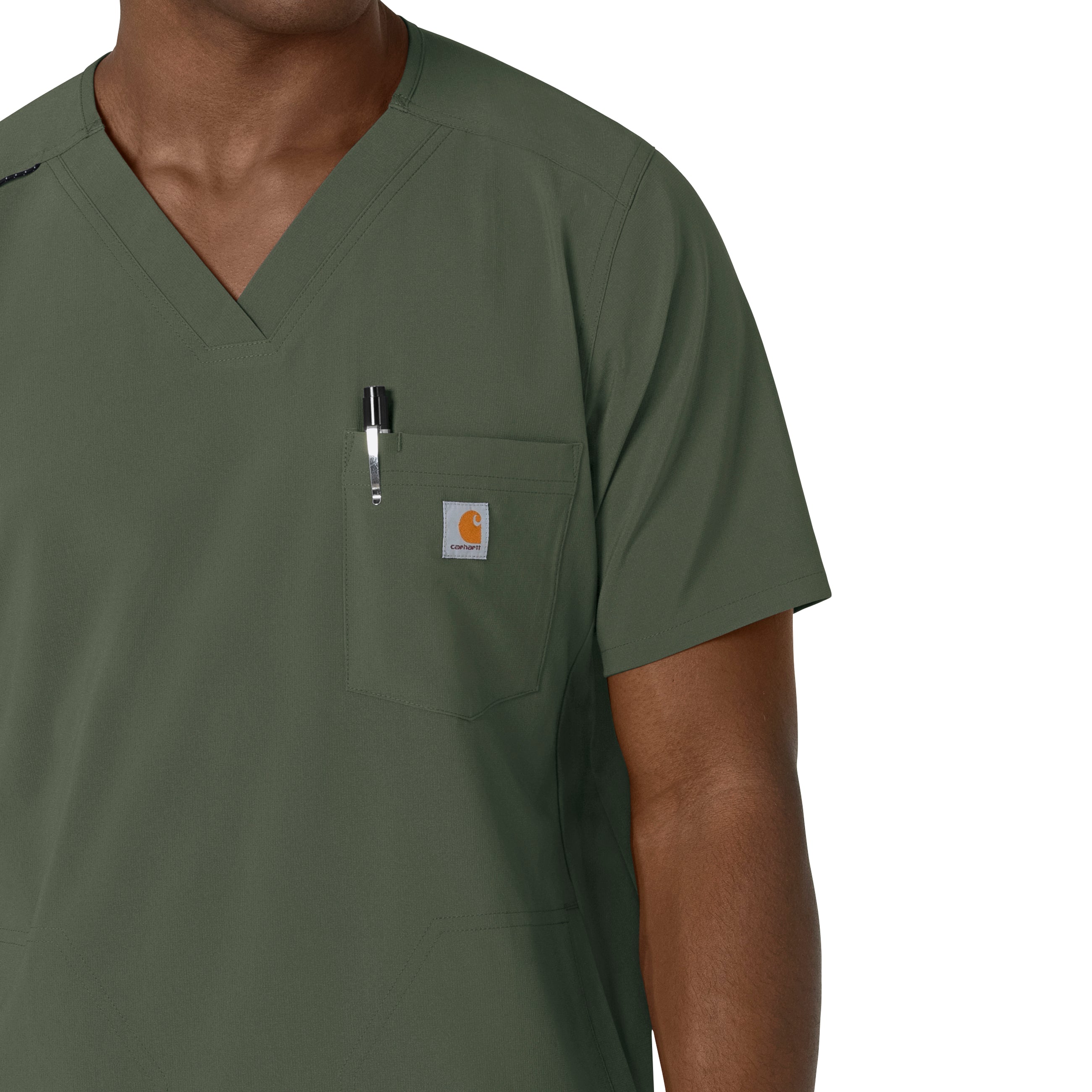 Carhartt Force Cross-Flex Men's V-Neck Scrub Top