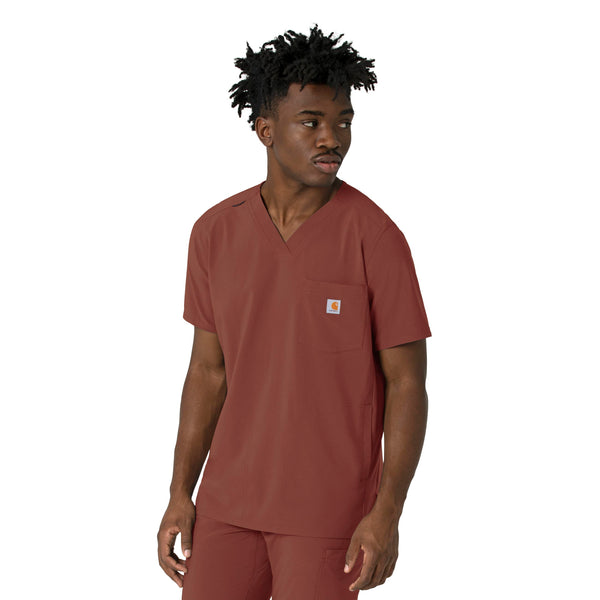 Force Cross-Flex Men's V-Neck Scrub Top by Carhartt