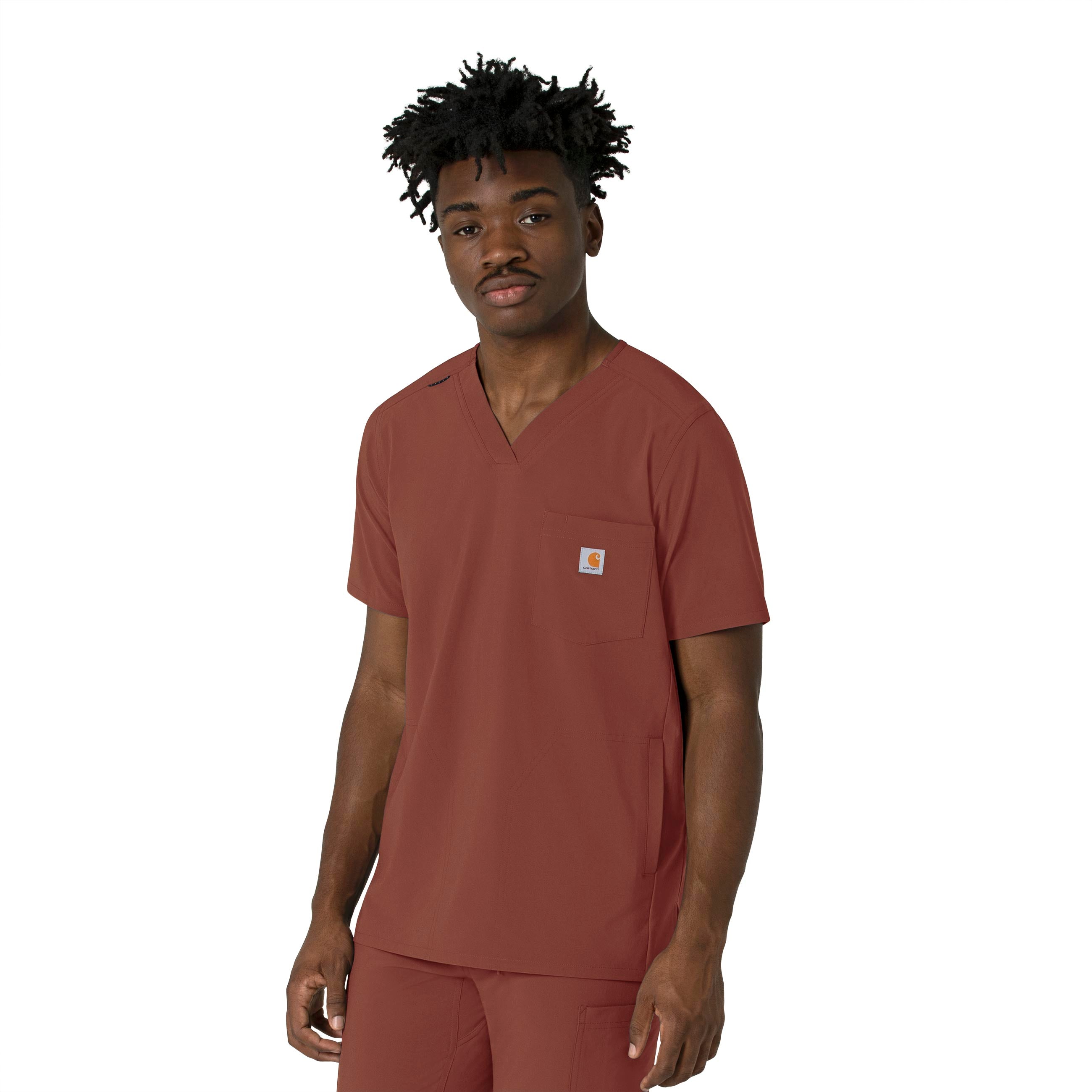 Carhartt Force Cross-Flex Men's V-Neck Scrub Top