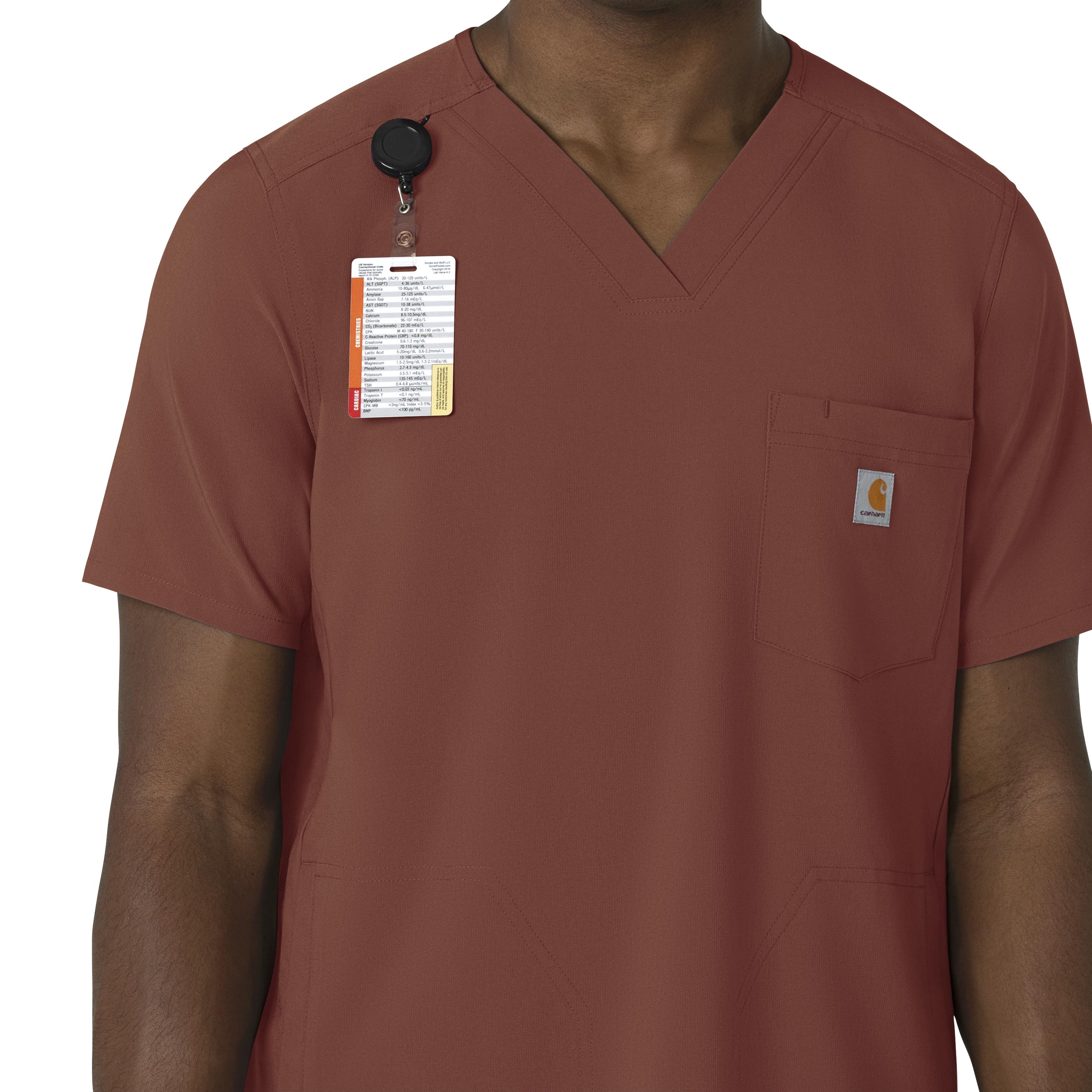 Carhartt Force Cross-Flex Men's V-Neck Scrub Top